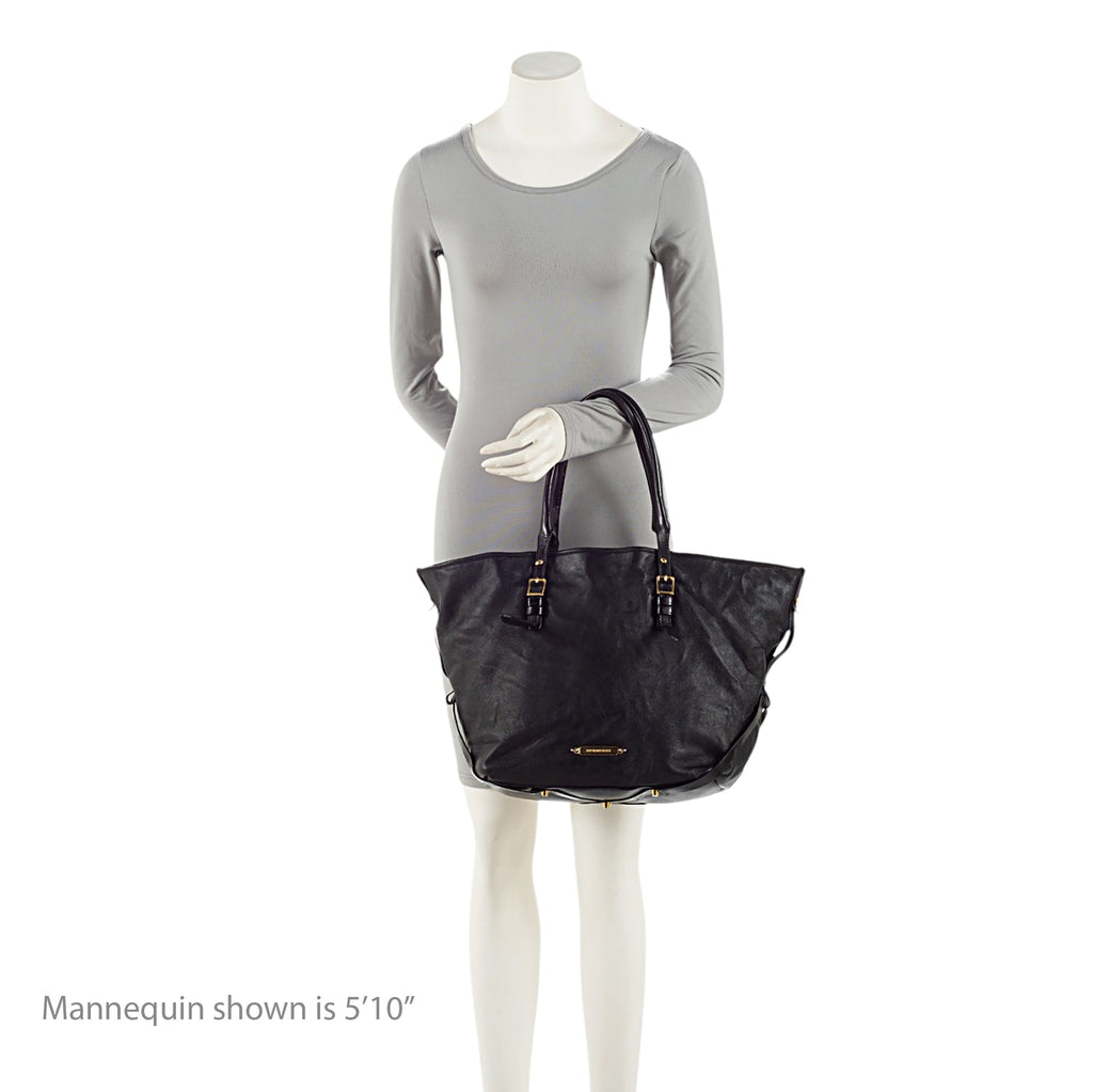 Burberry Lambskin Salisbury Bridle Medium Tote