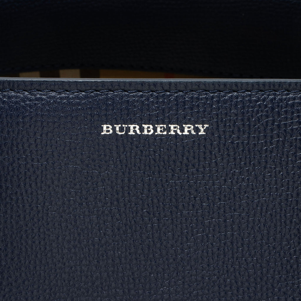 Burberry Leather Banner Medium Tote