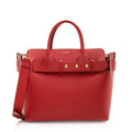 Burberry Leather Marais Belted Small Tote