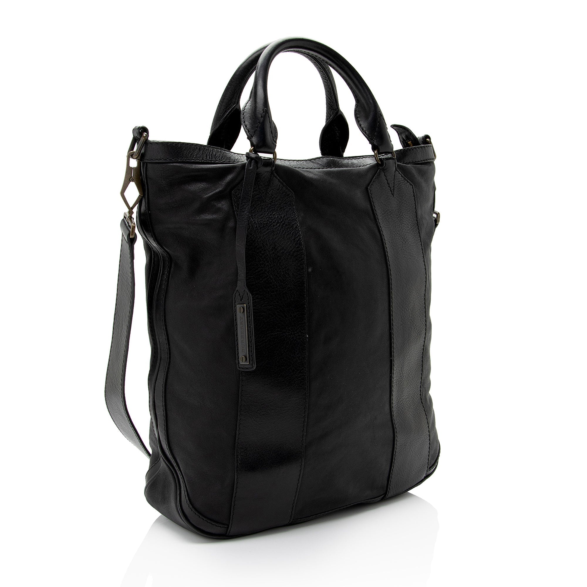 Burberry Leather Bonington Tote (SHF-07pRvX)