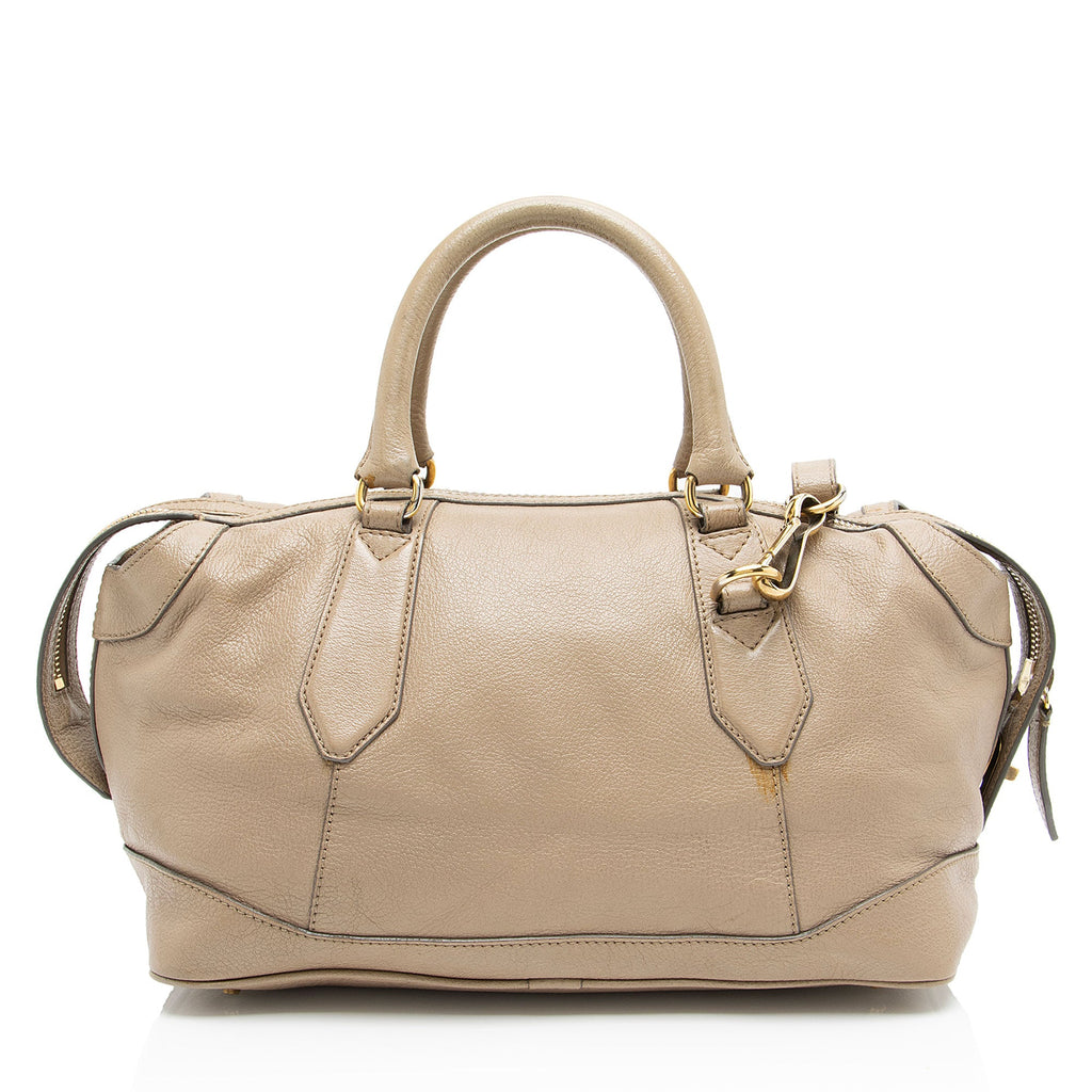 Burberry Leather Kirley Satchel