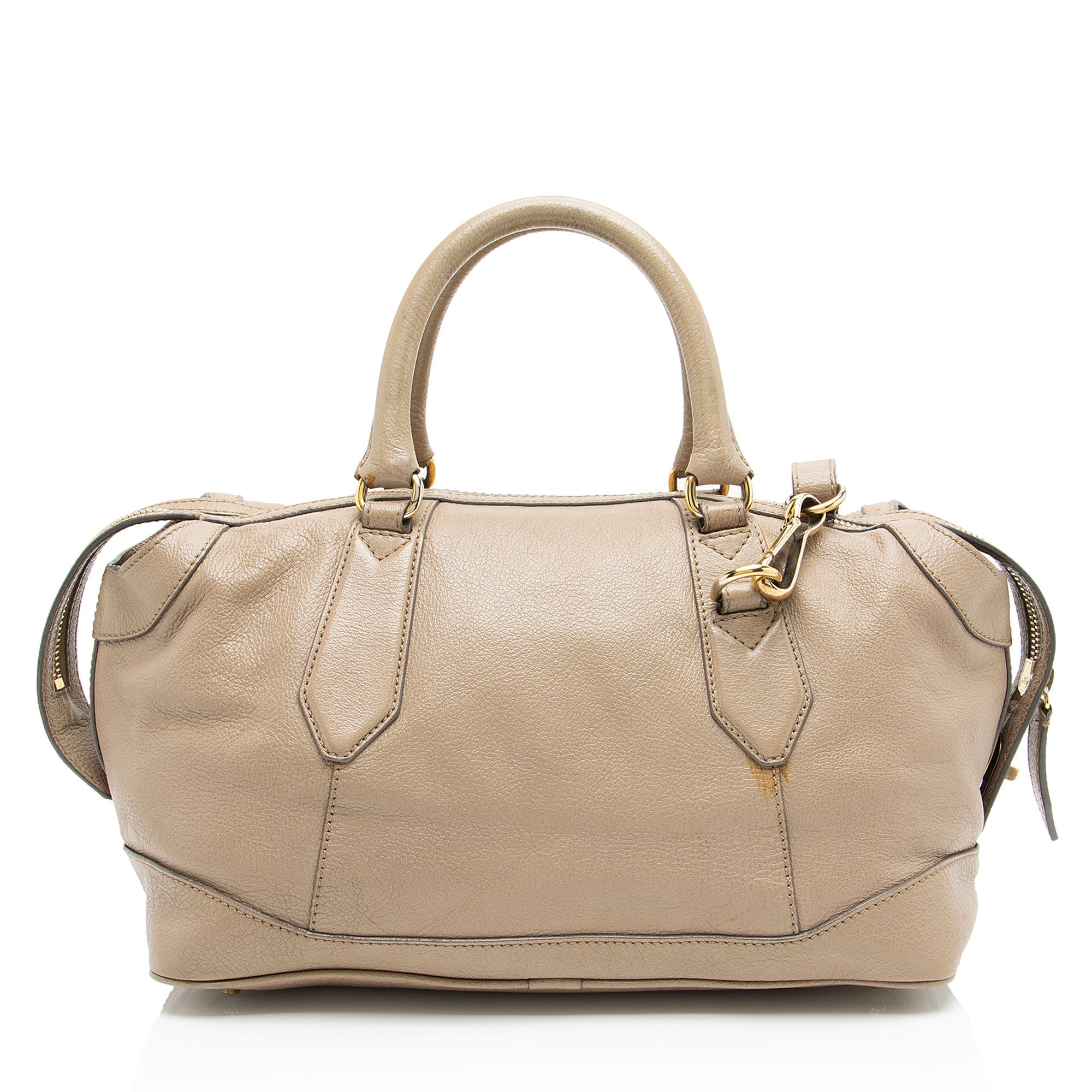 Burberry Leather Kirley Satchel