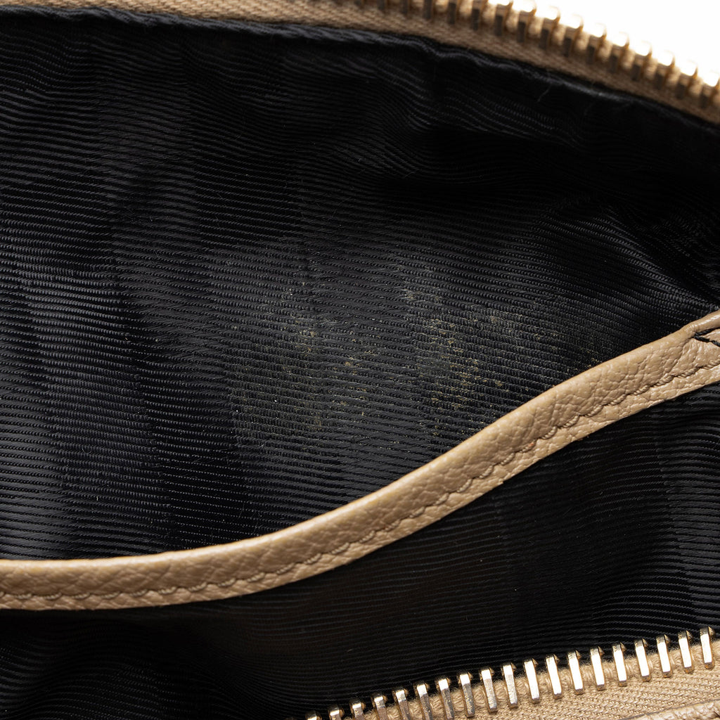 Burberry Leather Kirley Satchel