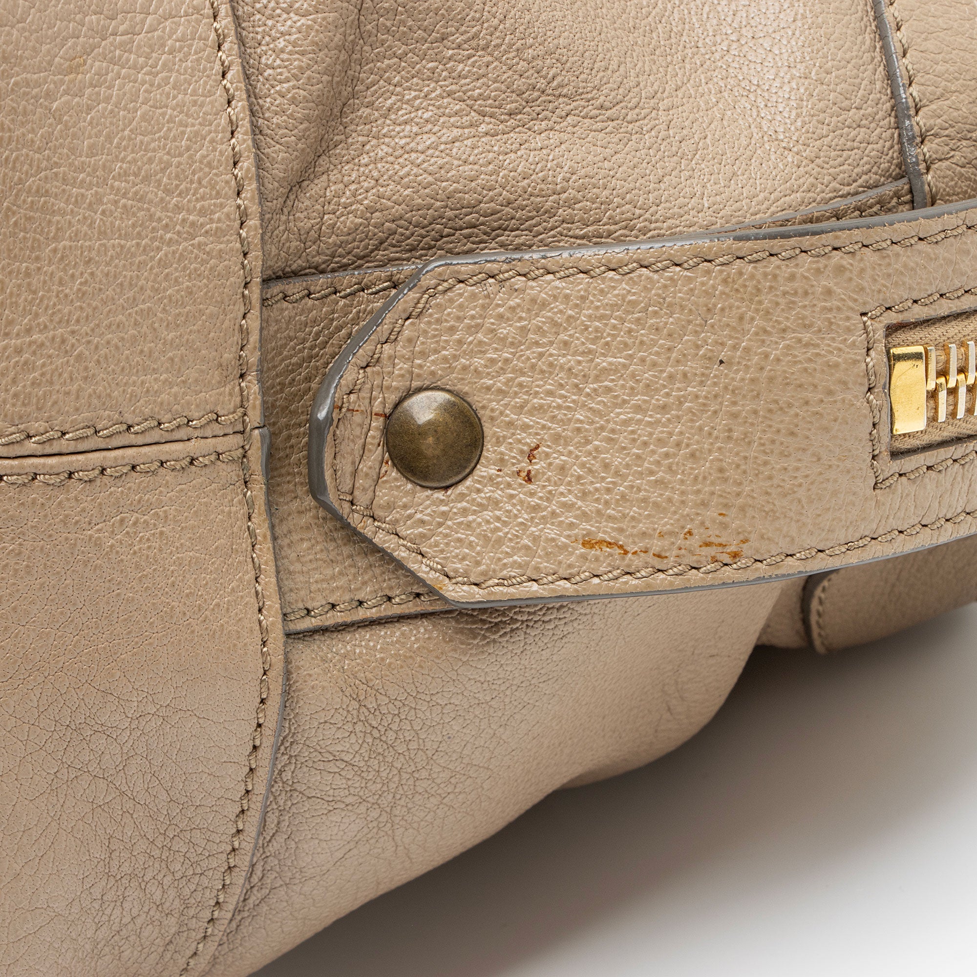 Burberry Leather Kirley Satchel