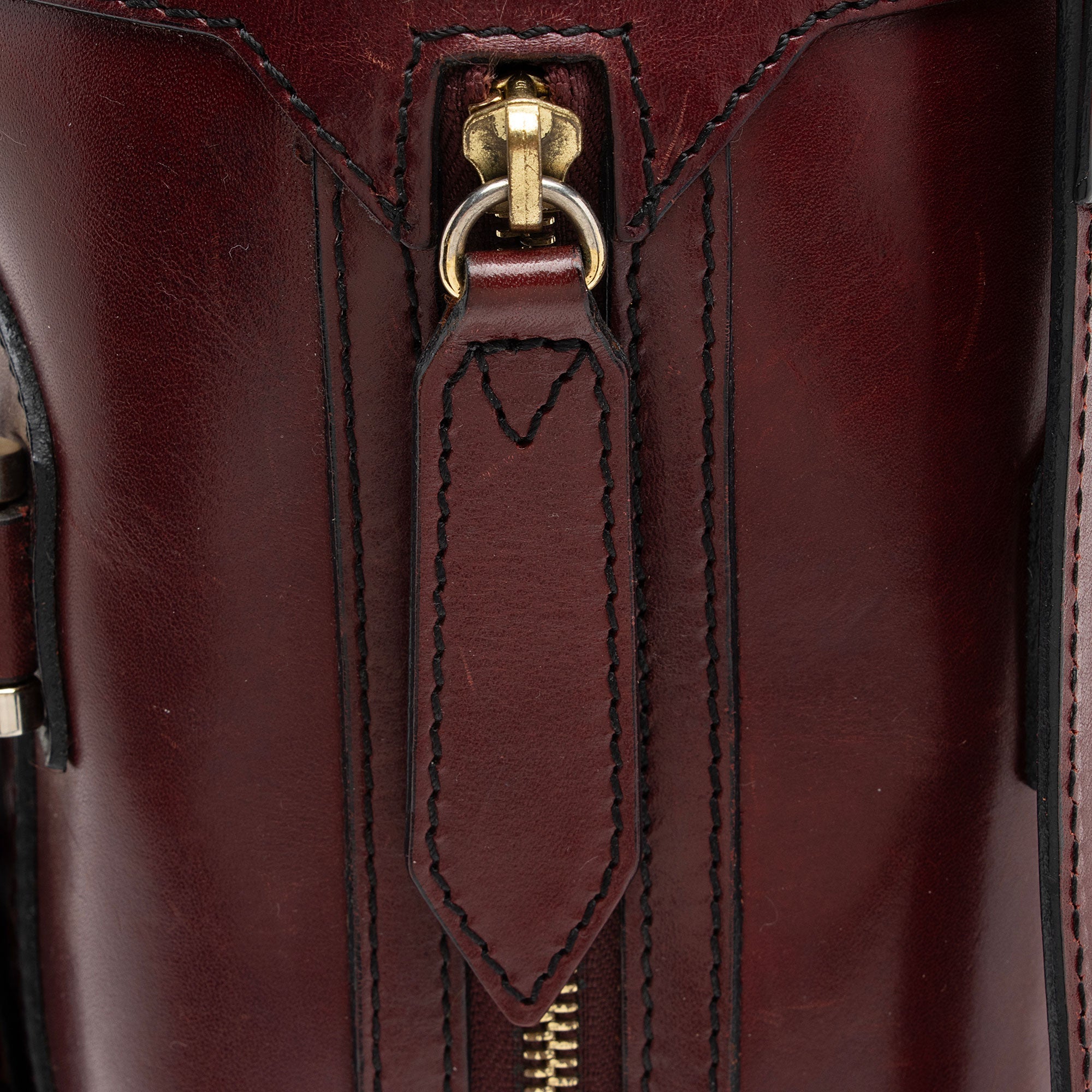 Burberry Leather Bridle Alchester Medium Bowling Bag (SHF-6975R8)