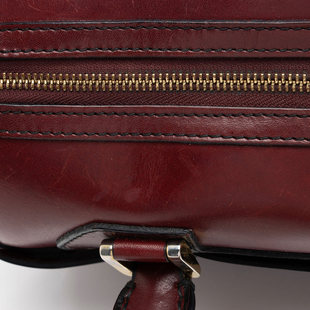 Burberry Leather Bridle Alchester Medium Bowling Bag (SHF-6975R8)