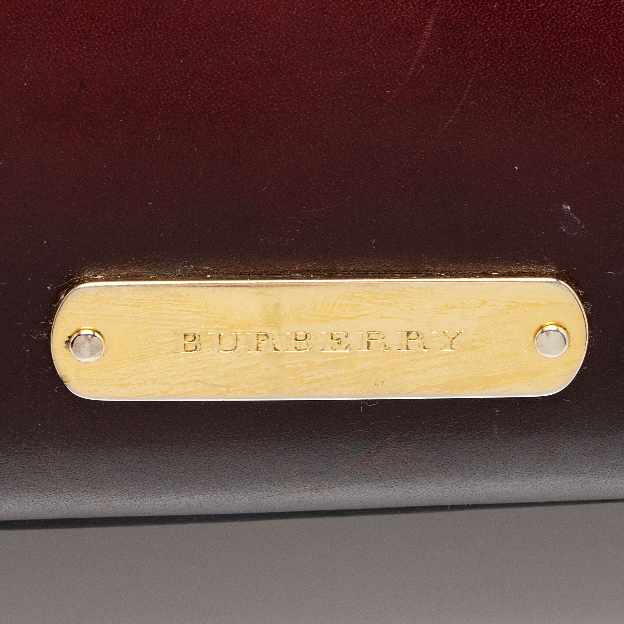 Burberry Leather Bridle Alchester Medium Bowling Bag (SHF-6975R8)