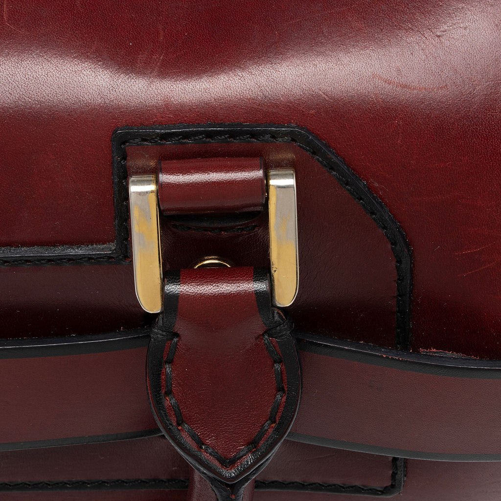 Burberry Leather Bridle Alchester Medium Bowling Bag (SHF-6975R8)