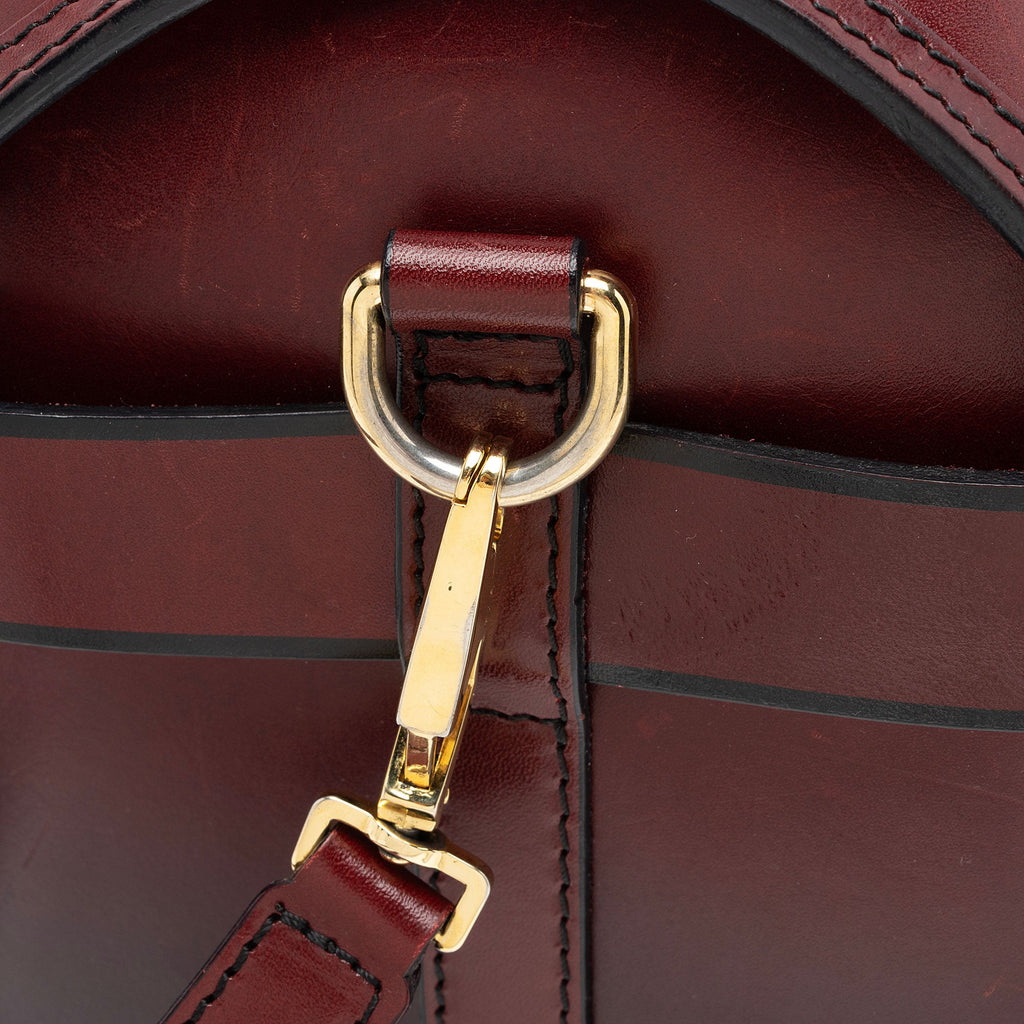 Burberry Leather Bridle Alchester Medium Bowling Bag (SHF-6975R8)