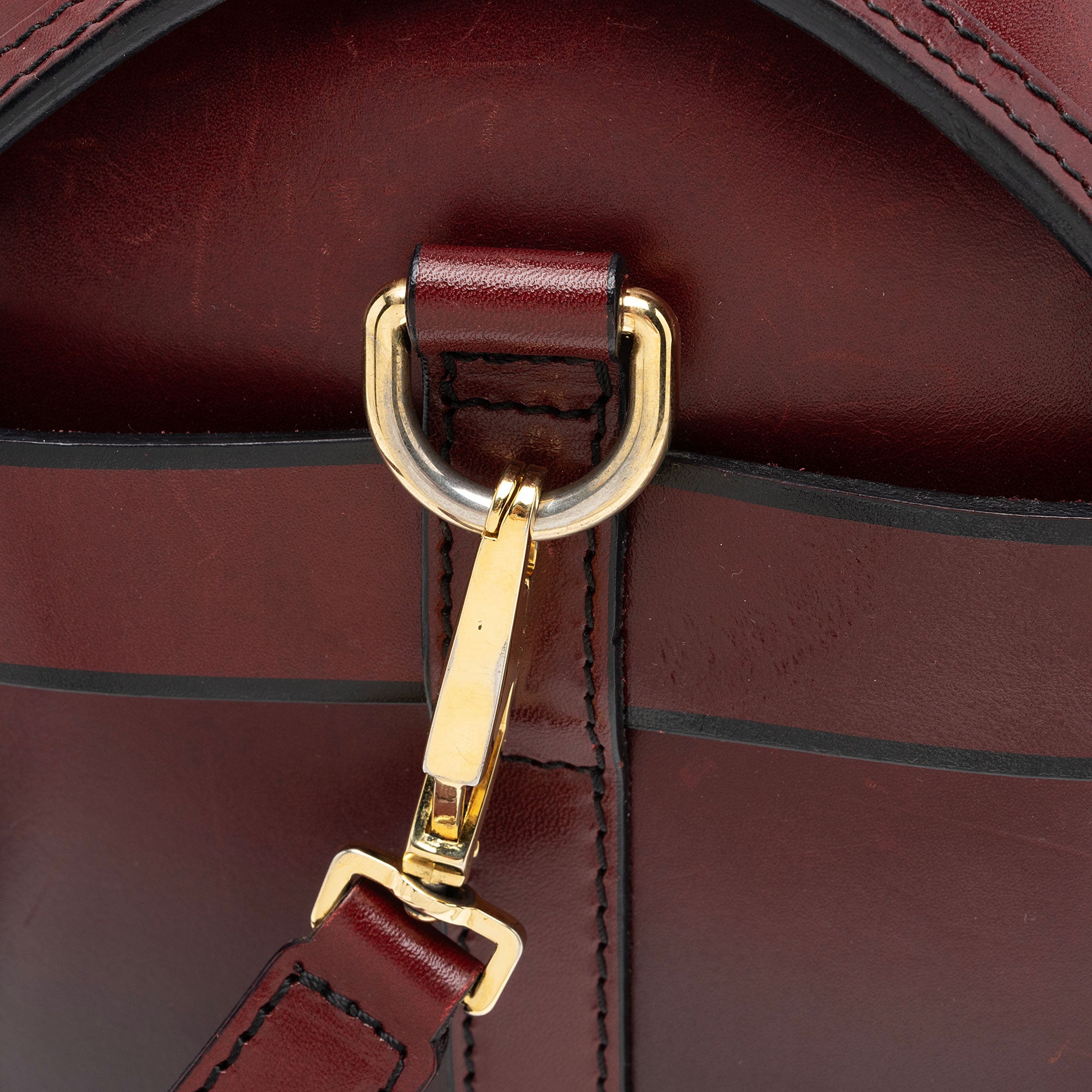 Burberry Leather Bridle Alchester Medium Bowling Bag (SHF-6975R8)
