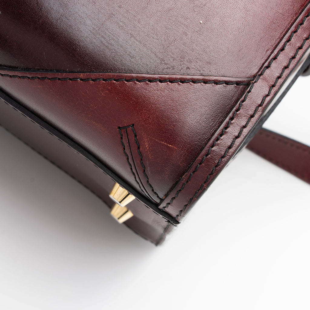 Burberry Leather Bridle Alchester Medium Bowling Bag (SHF-6975R8)