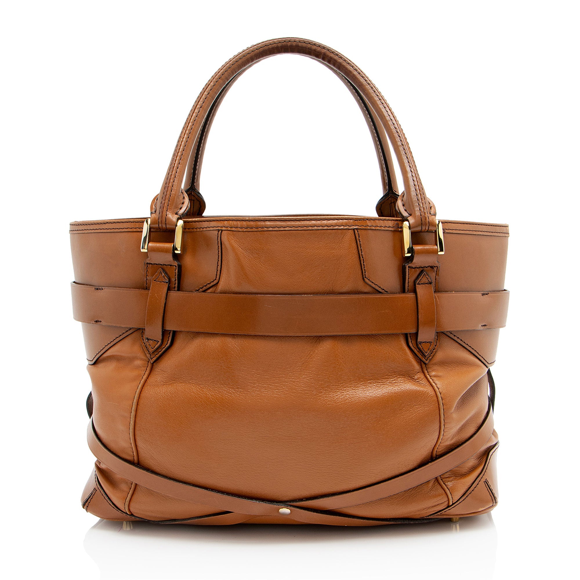 Burberry Leather Bridle Lynher Tote