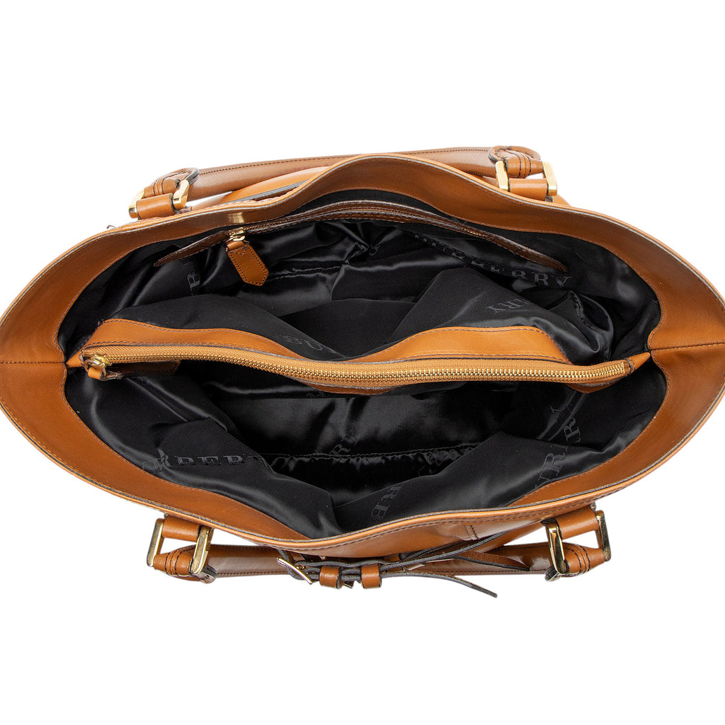 Burberry Leather Bridle Lynher Tote