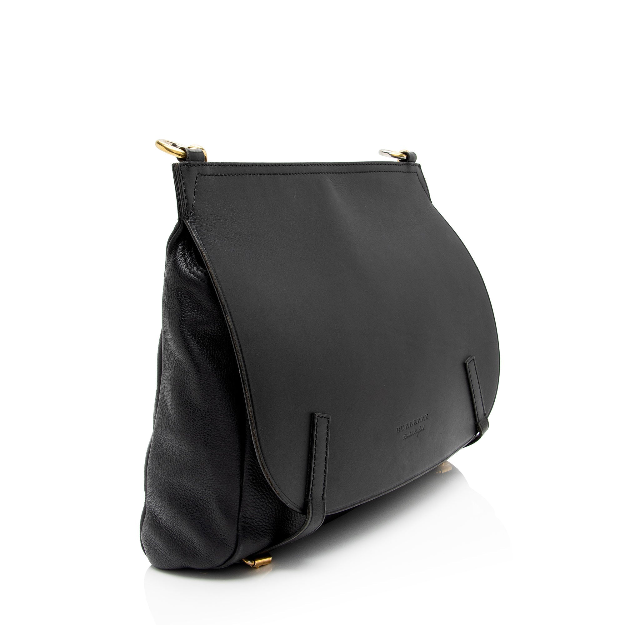 Burberry Leather Bridle Medium Shoulder Bag (SHF-gvFB4h)