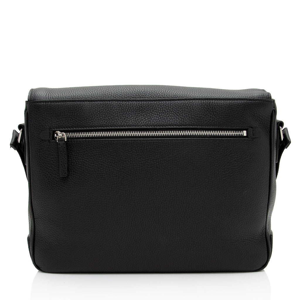 Burberry Leather Bruno Messenger Bag (SHF-GEHFL3)