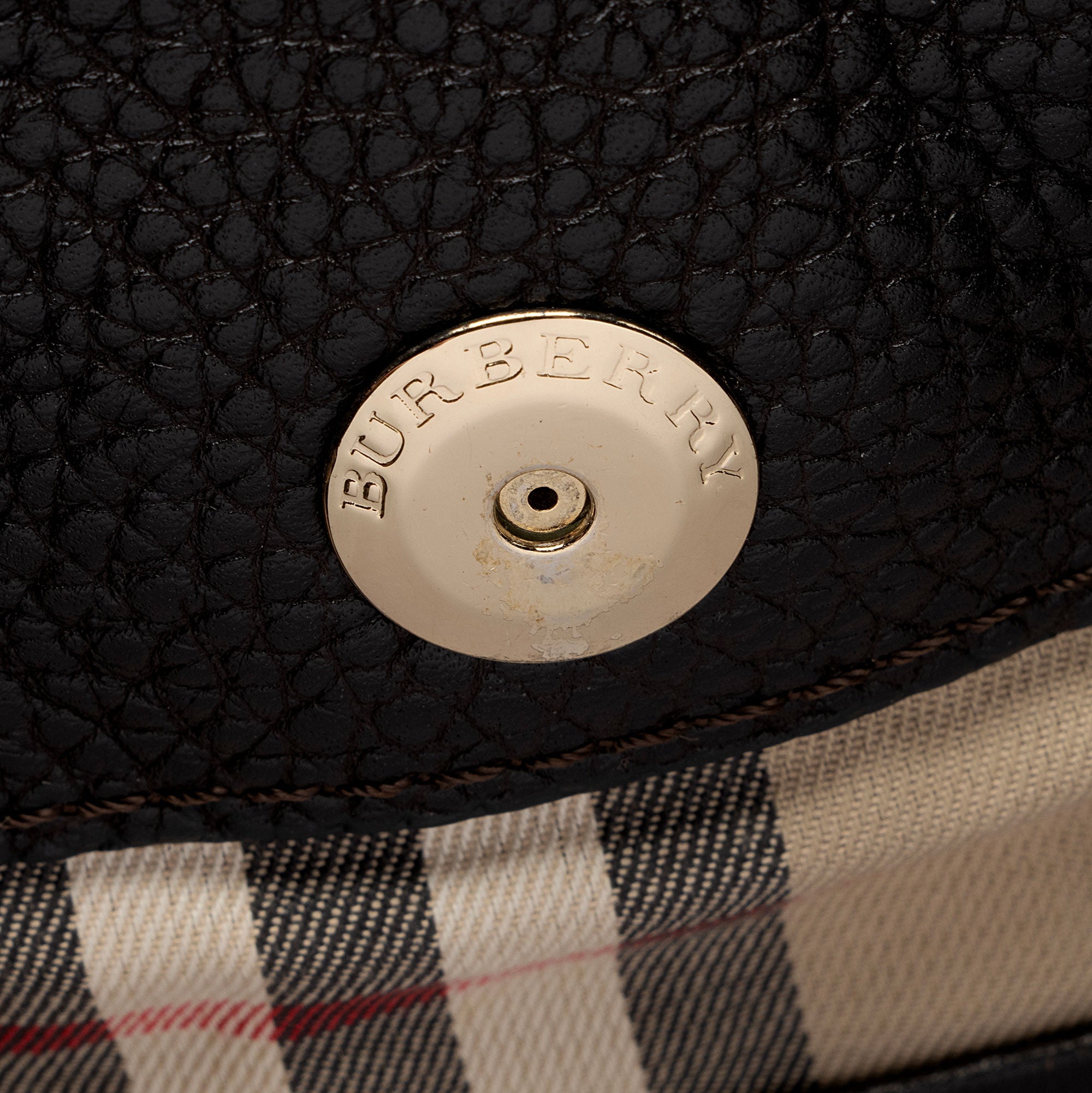 Burberry Leather Buckle Satchel (SHF-OSbihJ)