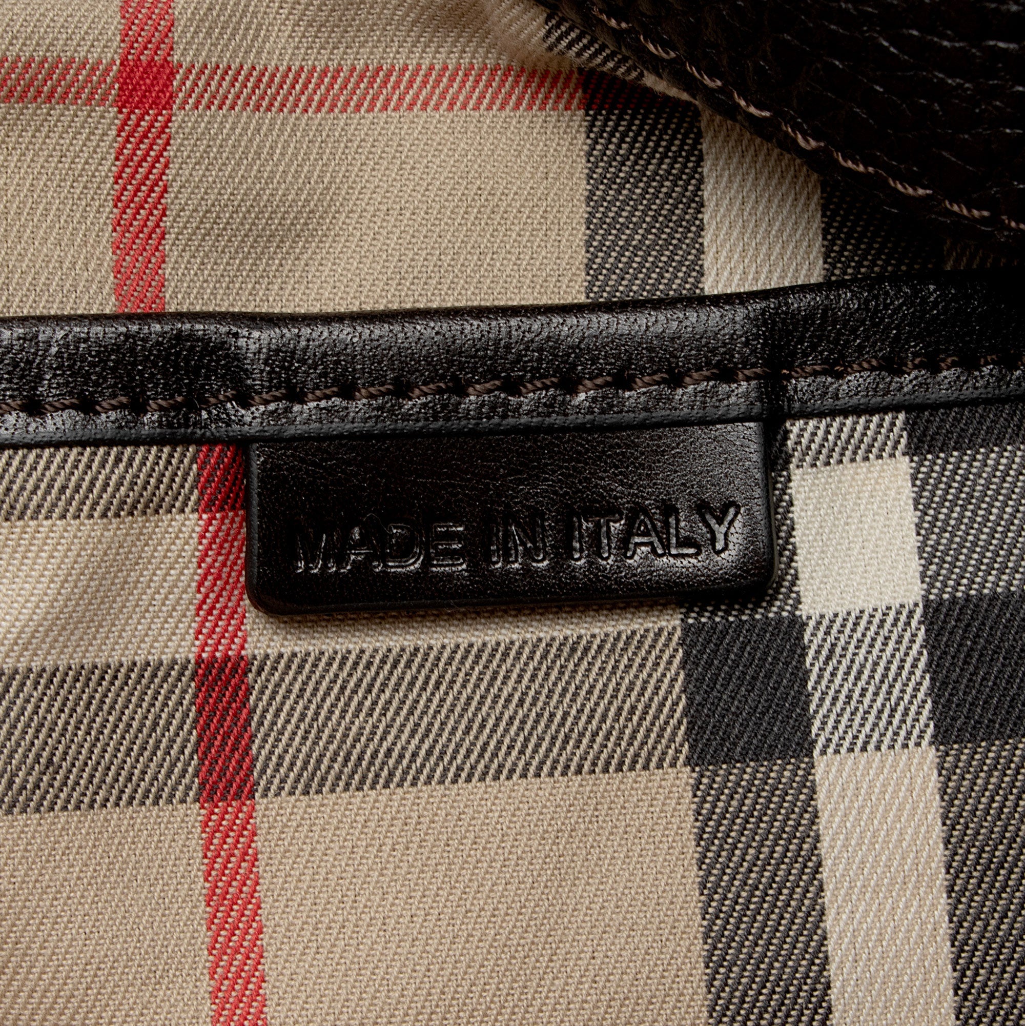 Burberry Leather Buckle Satchel (SHF-OSbihJ)