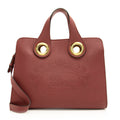 Burberry Leather Crest Grommet Detail Tote (SHF-20382)
