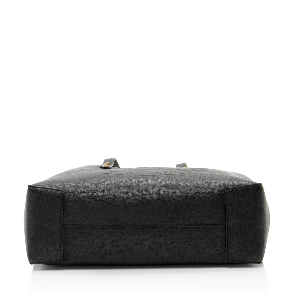 Burberry Leather Crest Small Tote