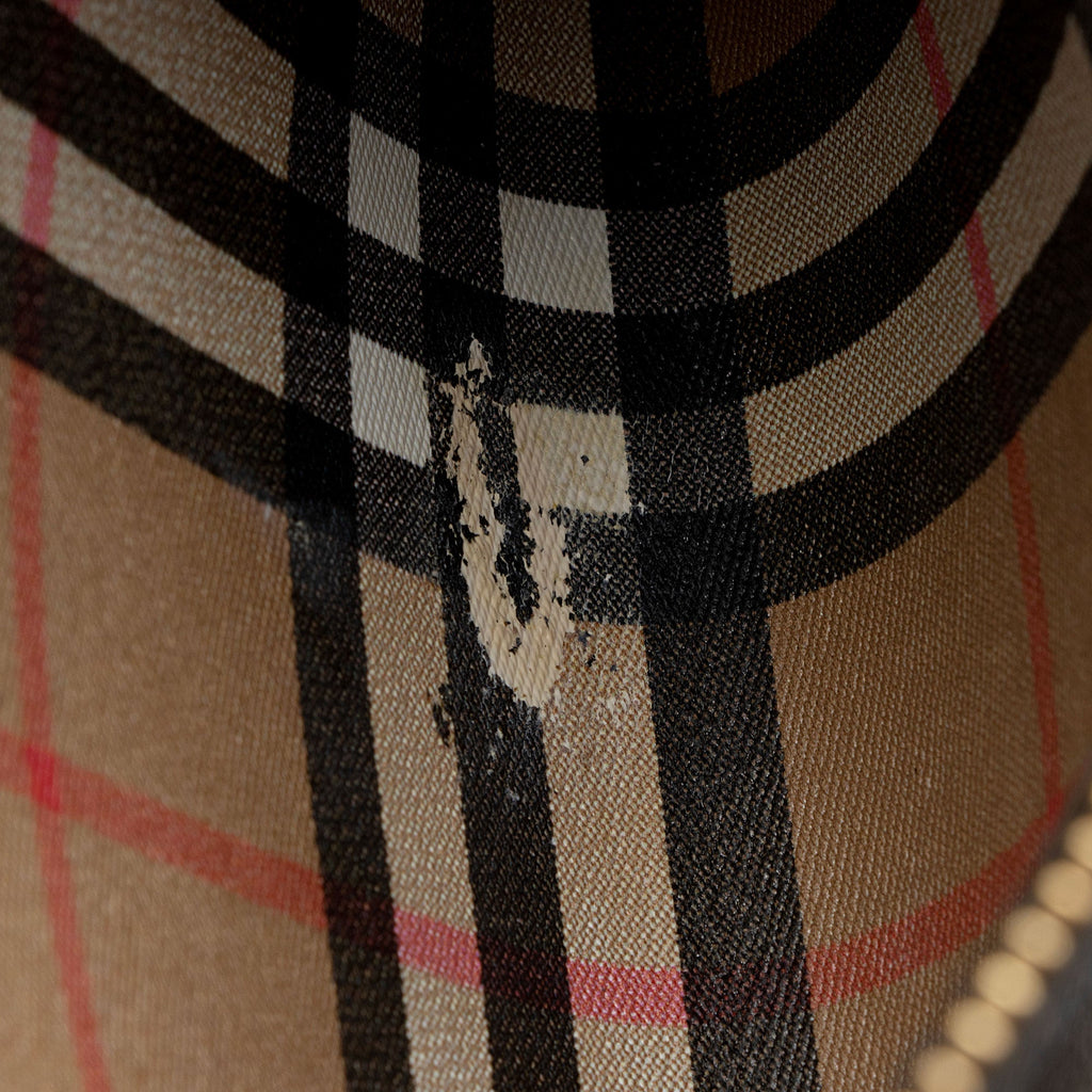 Burberry Leather Crest Small Tote