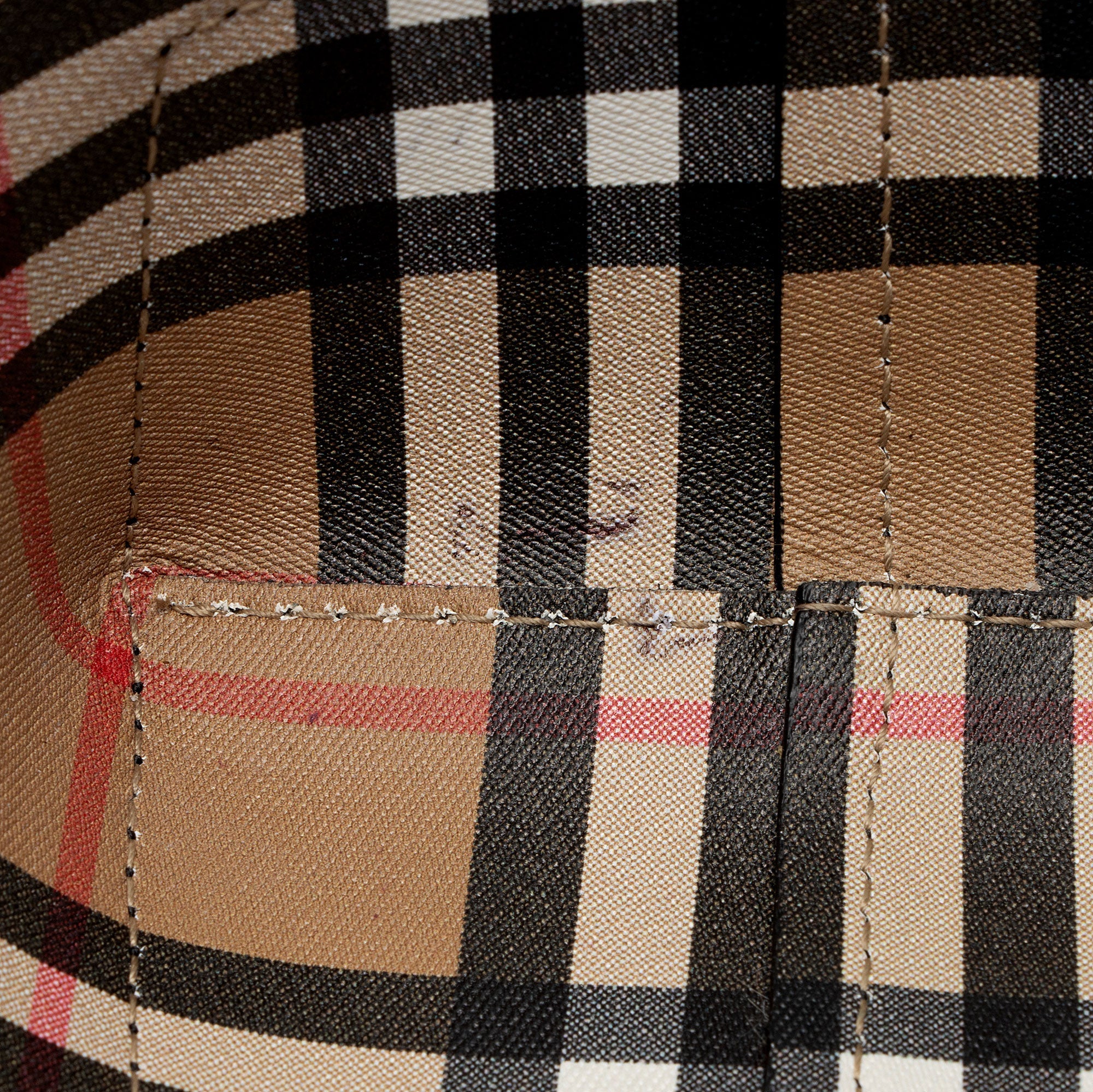 Burberry Leather Crest Small Tote