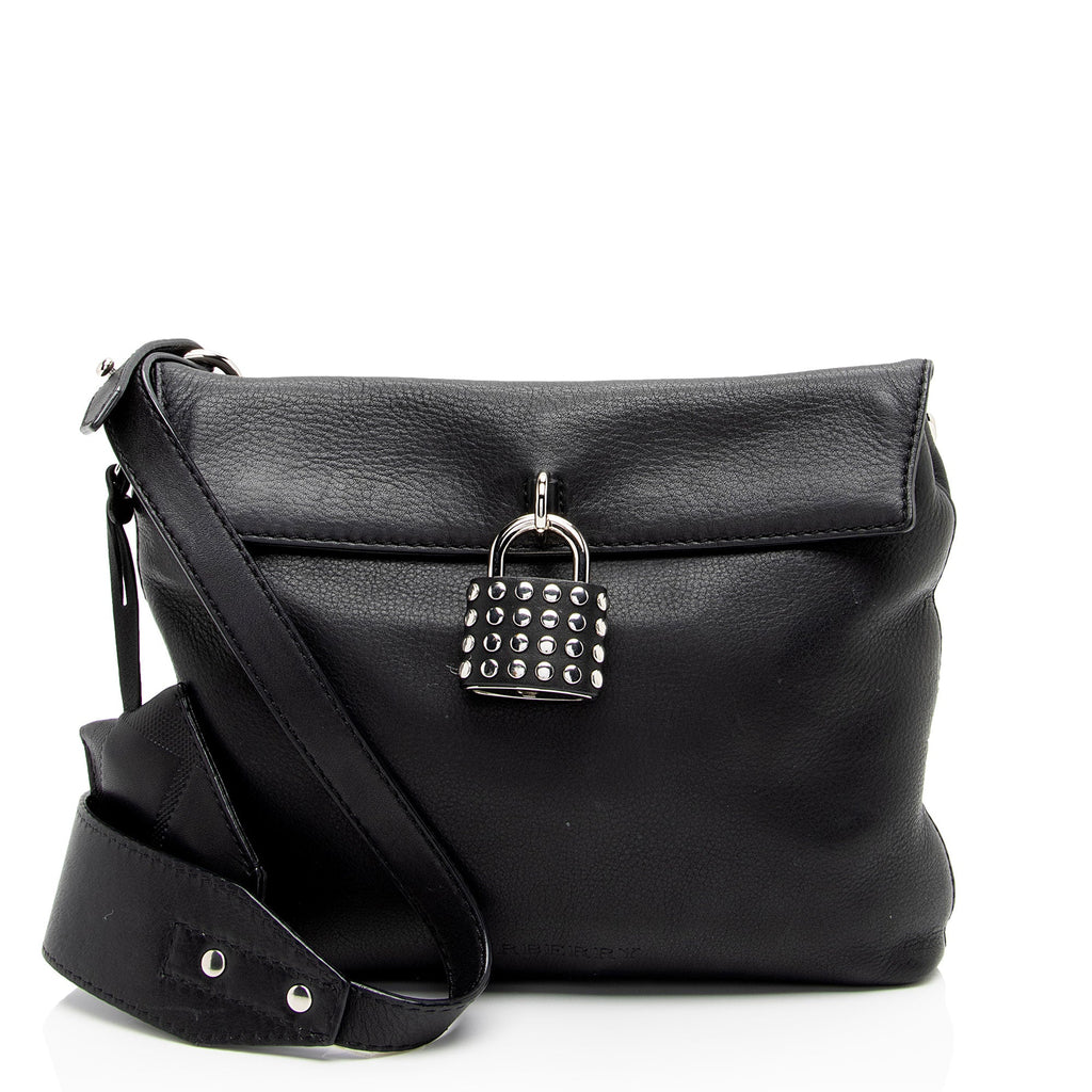 Burberry Leather Dalston Shoulder Bag (SHF-G3vTeF)