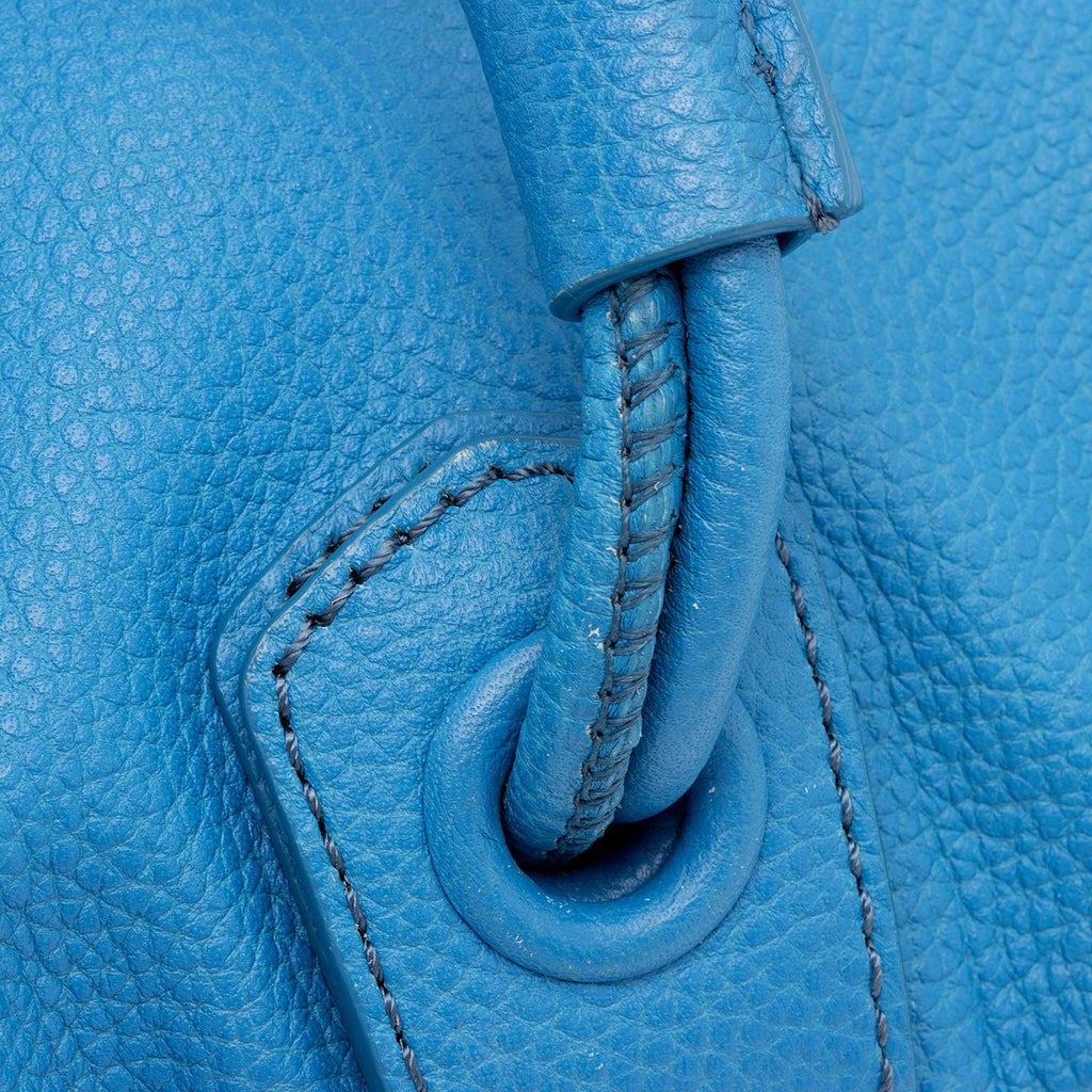 Burberry Leather Drawstring Little Duffle Backpack (SHF-nl1Udj)