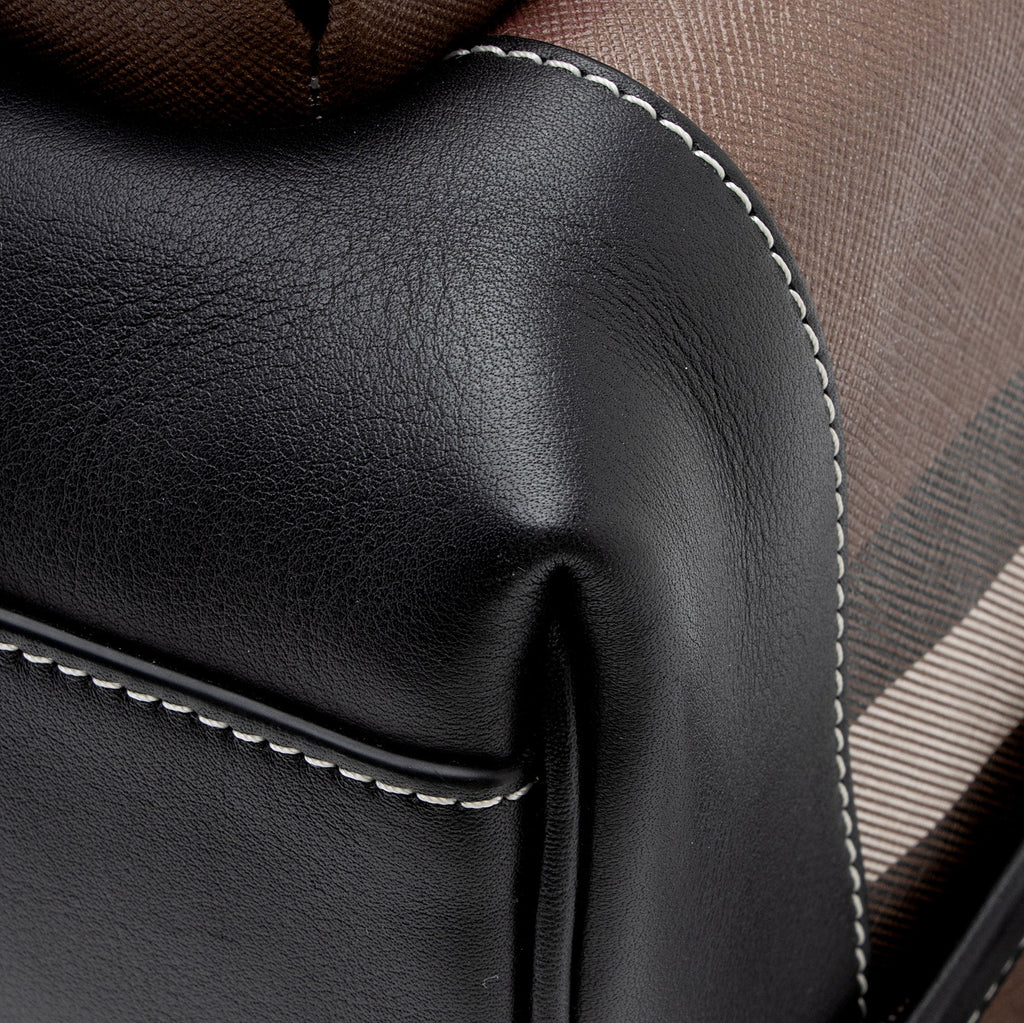 Burberry E-Canvas House Check Jett Backpack (SHF-qMCEAL)