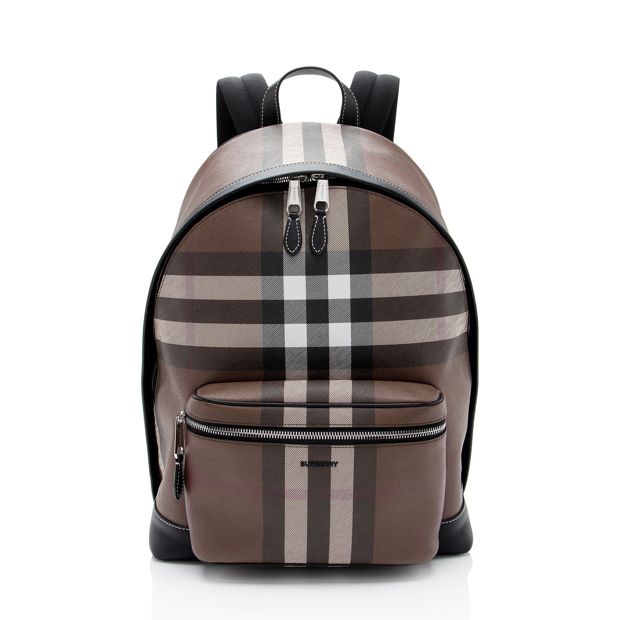 Burberry E-Canvas House Check Jett Backpack (SHF-qMCEAL)