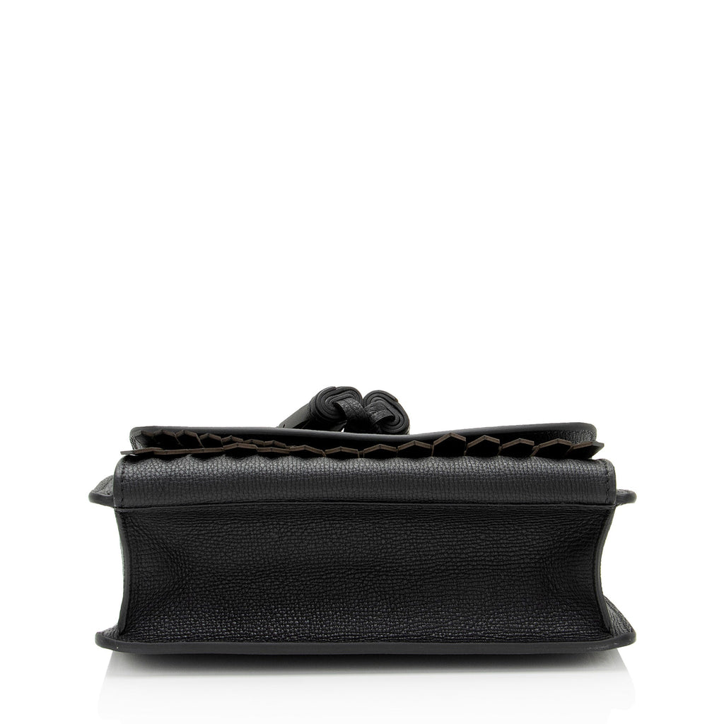 Burberry Leather Fringe Macken Small Crossbody (SHF-p0ePVQ)