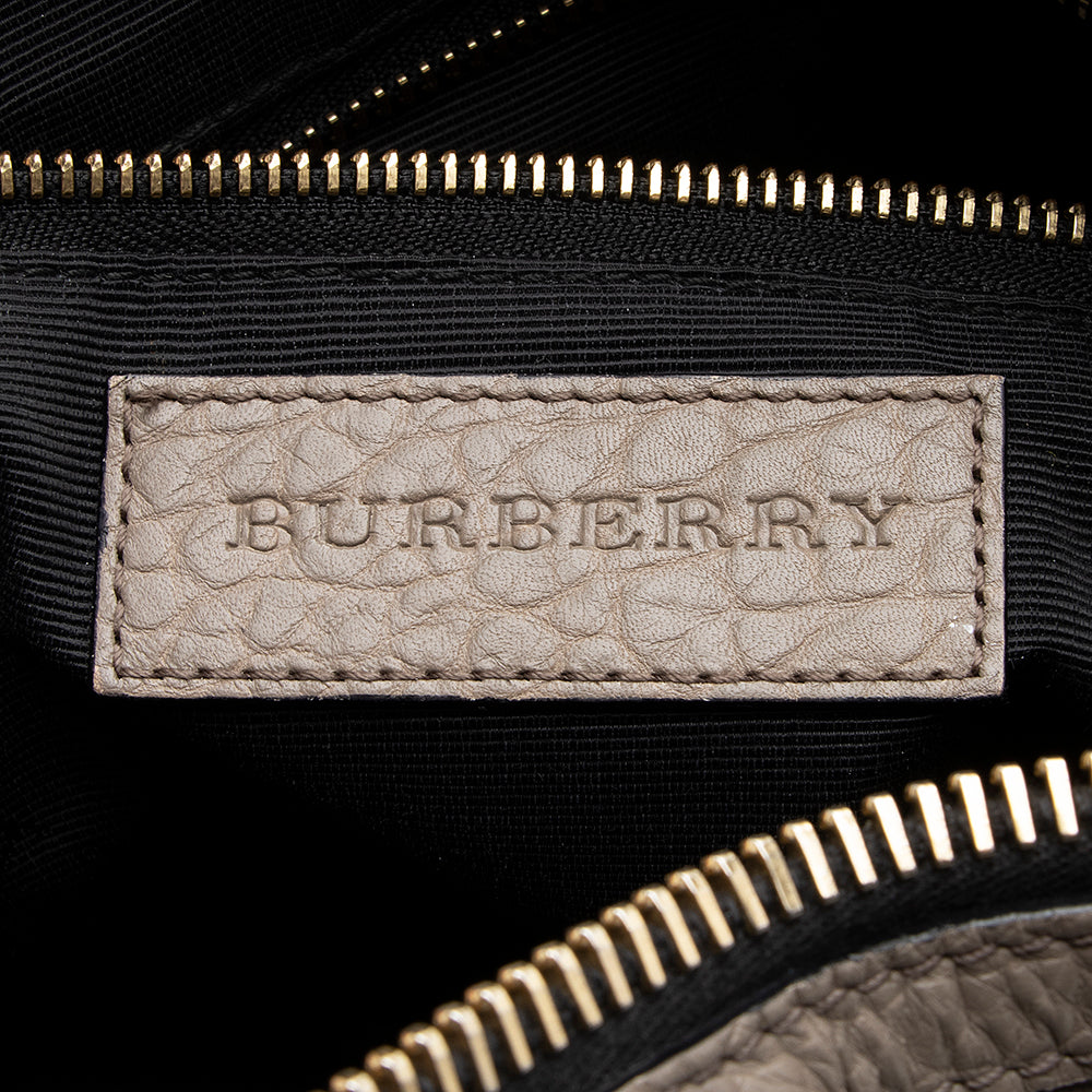 Burberry Leather Gladstone Small Satchel (SHF-19997)