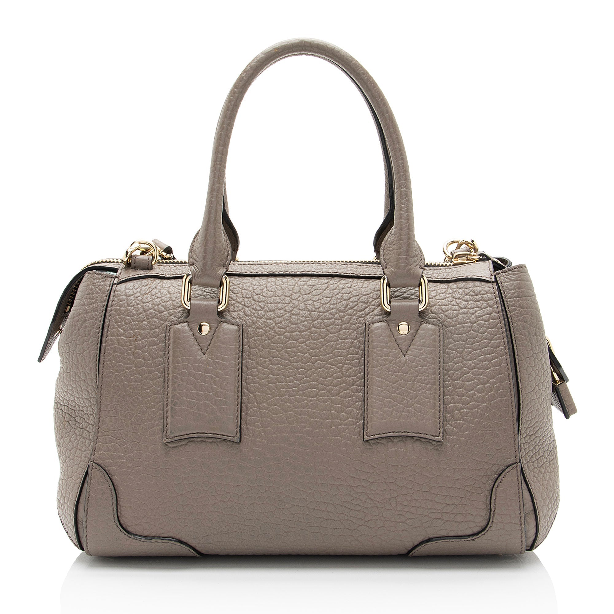 Burberry Leather Gladstone Small Satchel (SHF-BAXlgo)