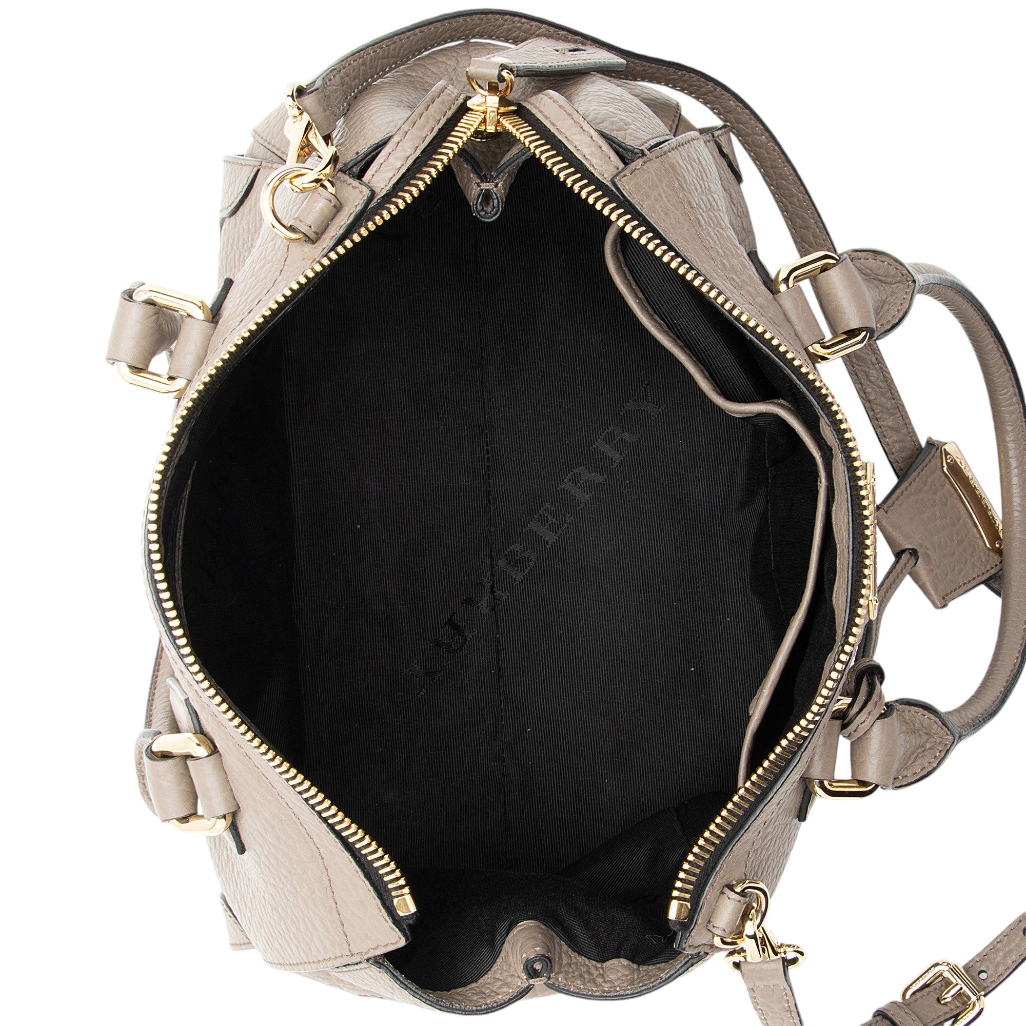 Burberry Leather Gladstone Small Satchel (SHF-BAXlgo)