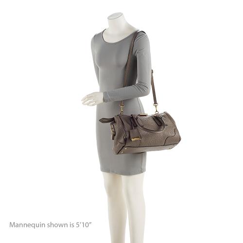 Burberry Leather Gladstone Small Satchel (SHF-BAXlgo)