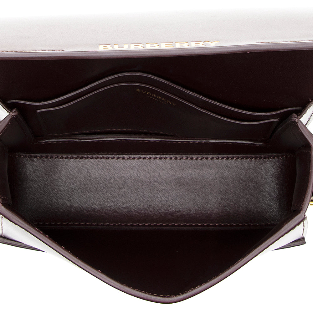 Burberry Leather Grace Small Flap Shoulder Bag (SHF-18300)