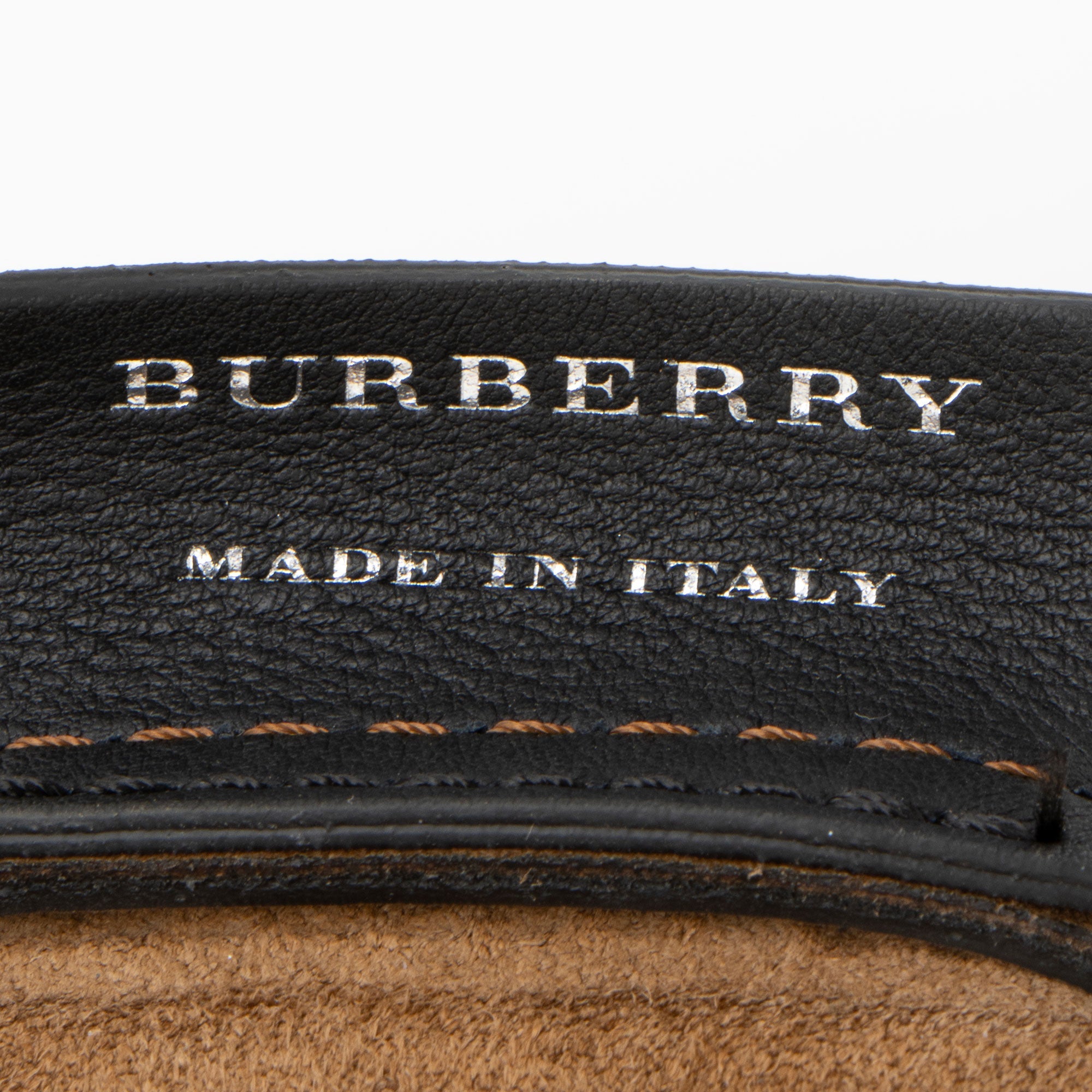 Burberry Leather Grommet Hobo (SHF-8VZhQp)