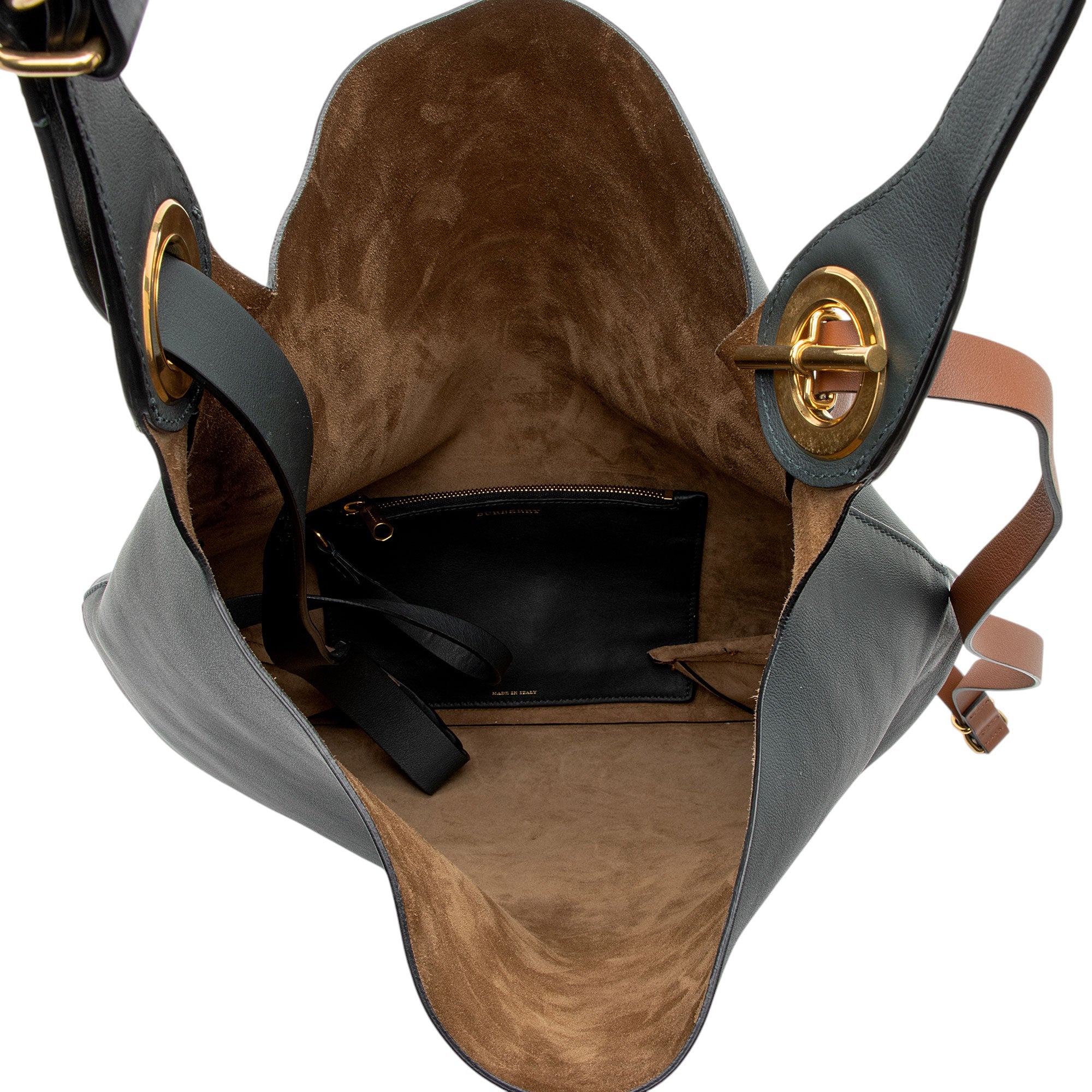 Burberry Leather Grommet Hobo