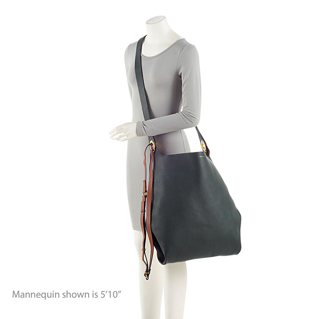 Burberry Leather Grommet Hobo