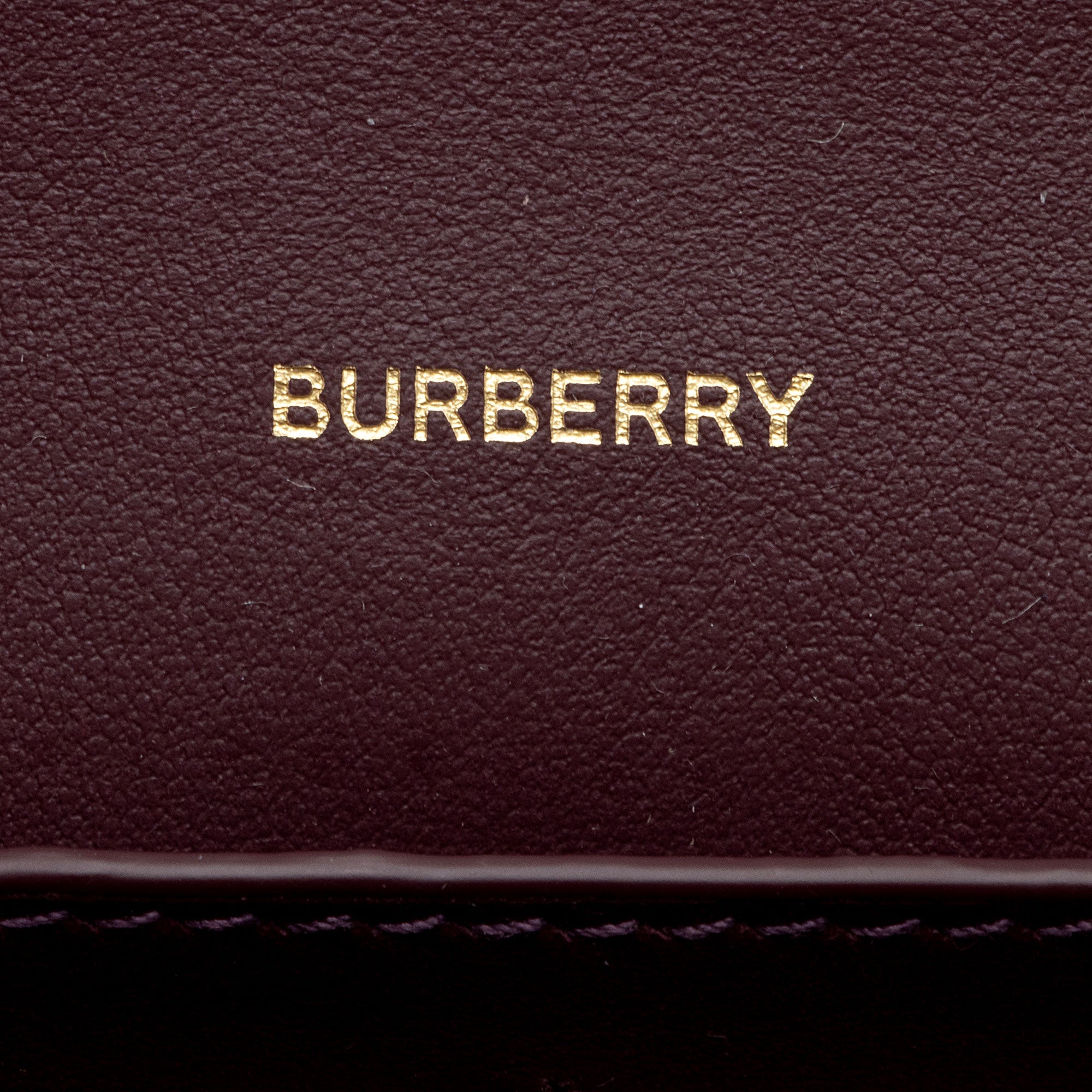 Burberry Leather Hannah Wallet on Strap (SHF-YAht6w)