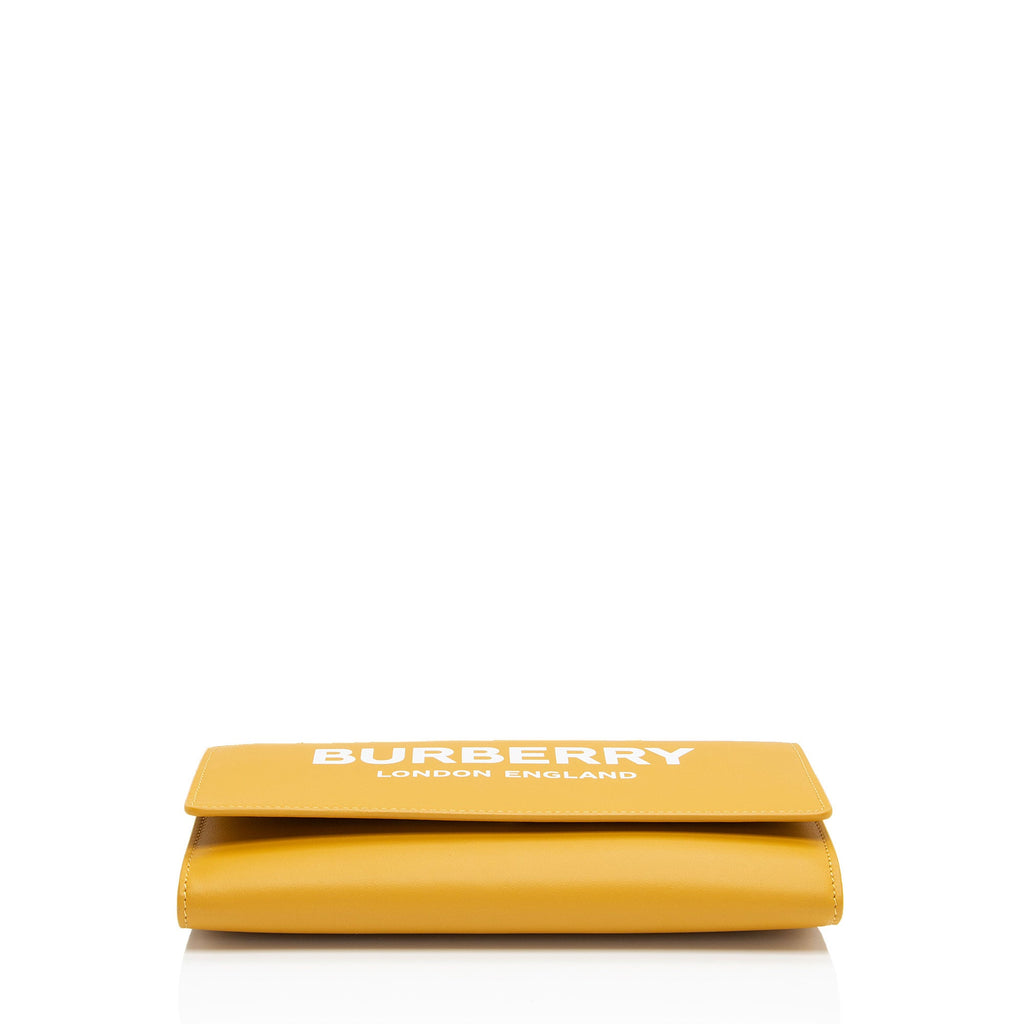 Burberry Leather Hazelmere Wallet on Strap
