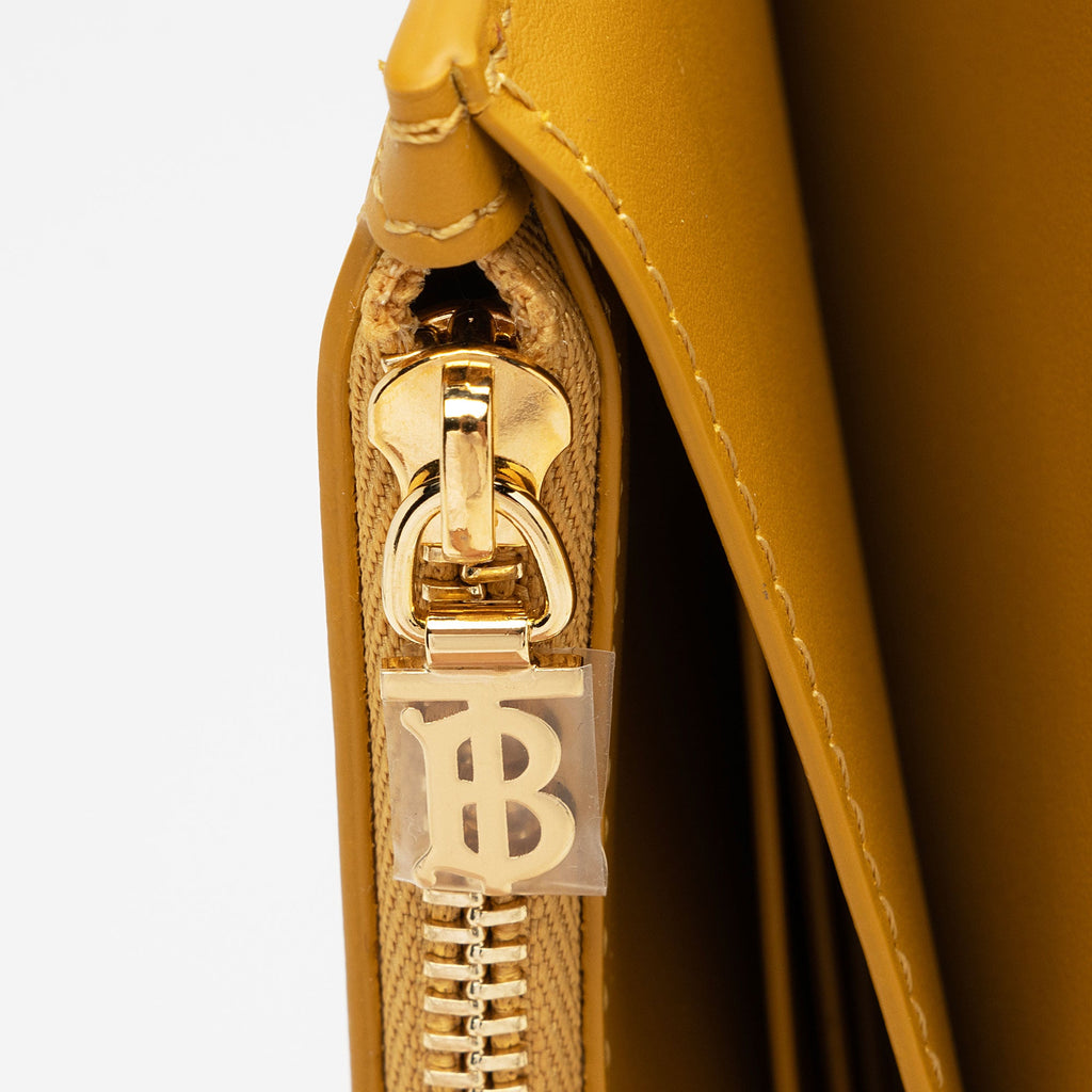 Burberry Leather Hazelmere Wallet on Strap