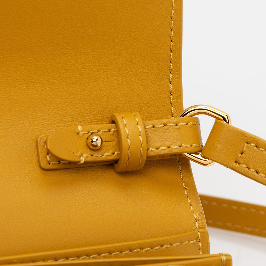 Burberry Leather Hazelmere Wallet on Strap