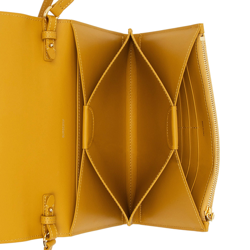 Burberry Leather Hazelmere Wallet on Strap