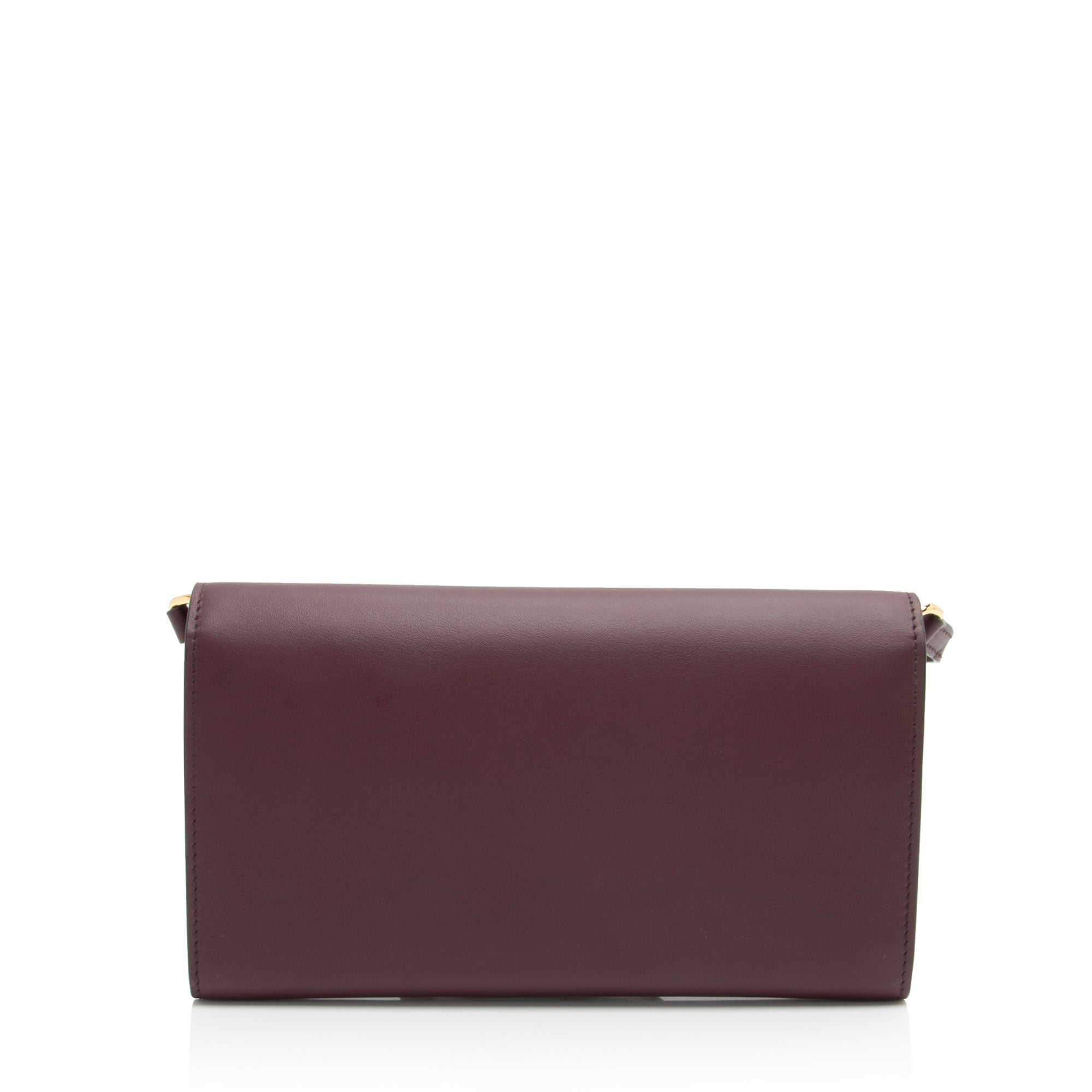 Burberry Leather Hazelmere Wallet on Strap