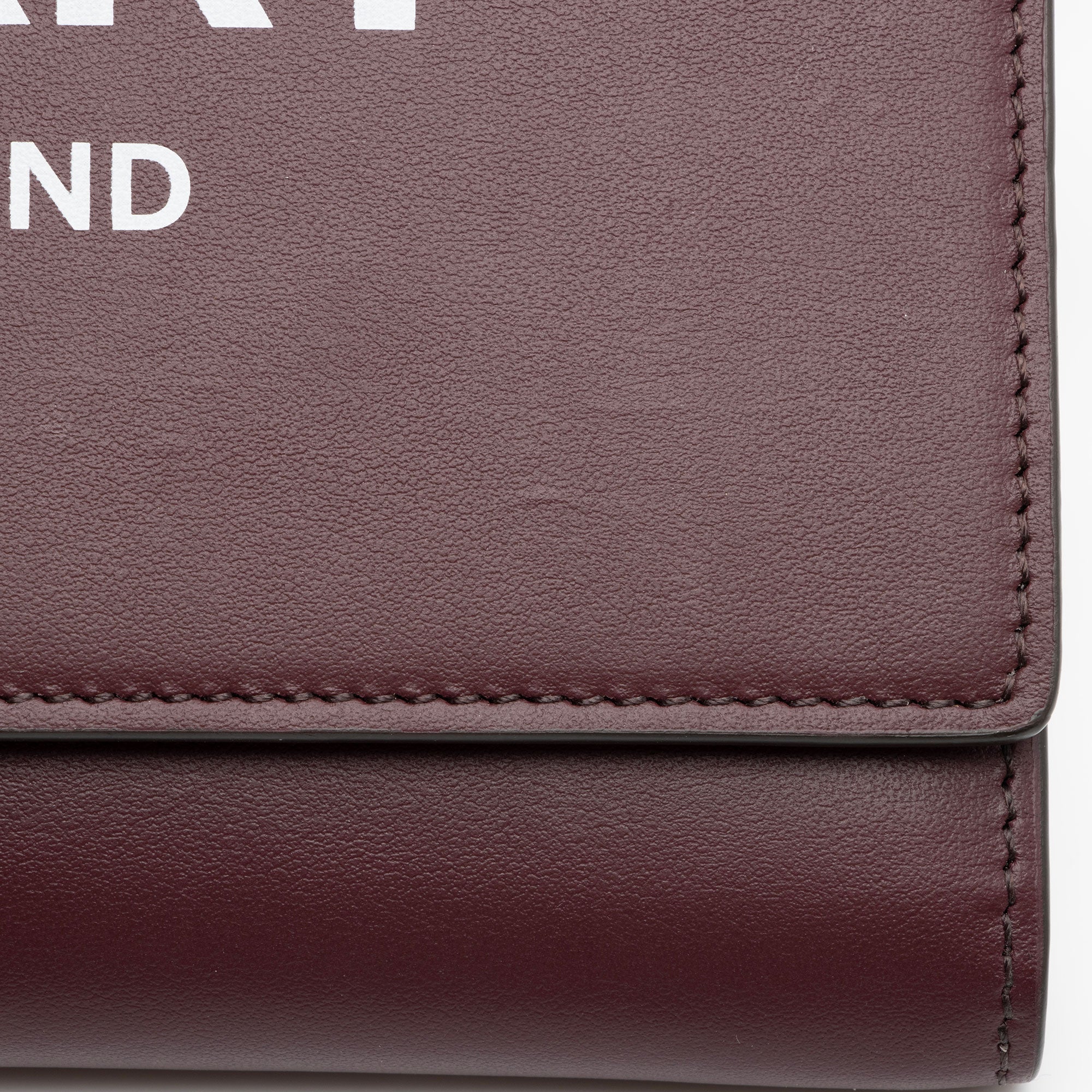 Burberry Leather Hazelmere Wallet on Strap