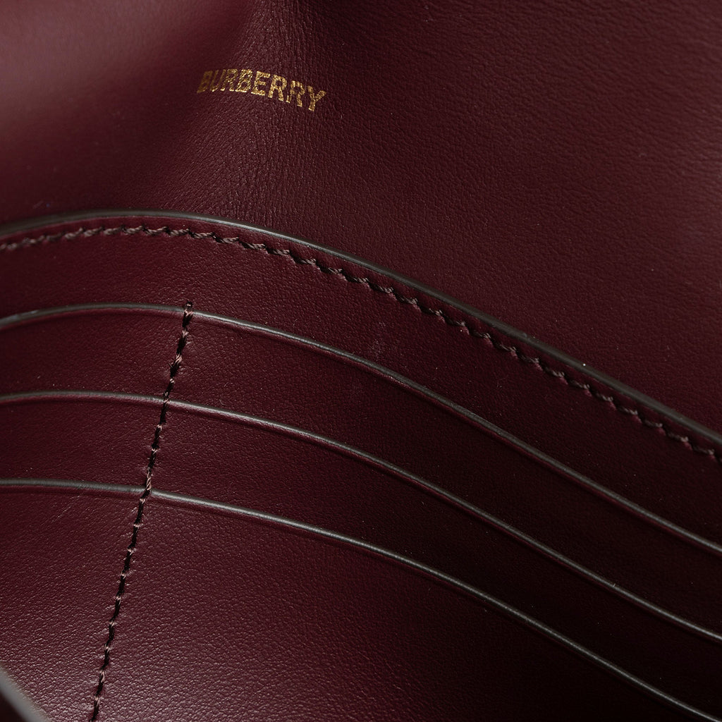 Burberry Leather Hazelmere Wallet on Strap
