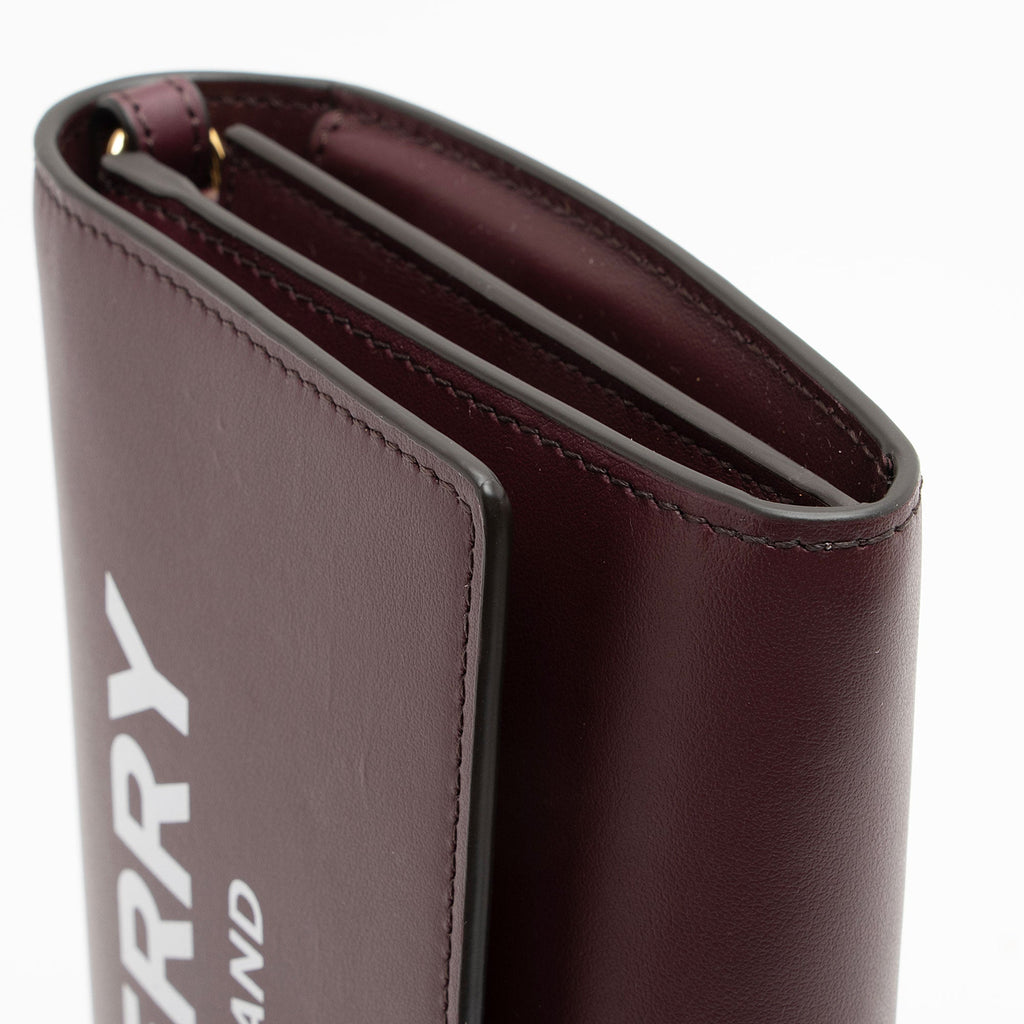 Burberry Leather Hazelmere Wallet on Strap