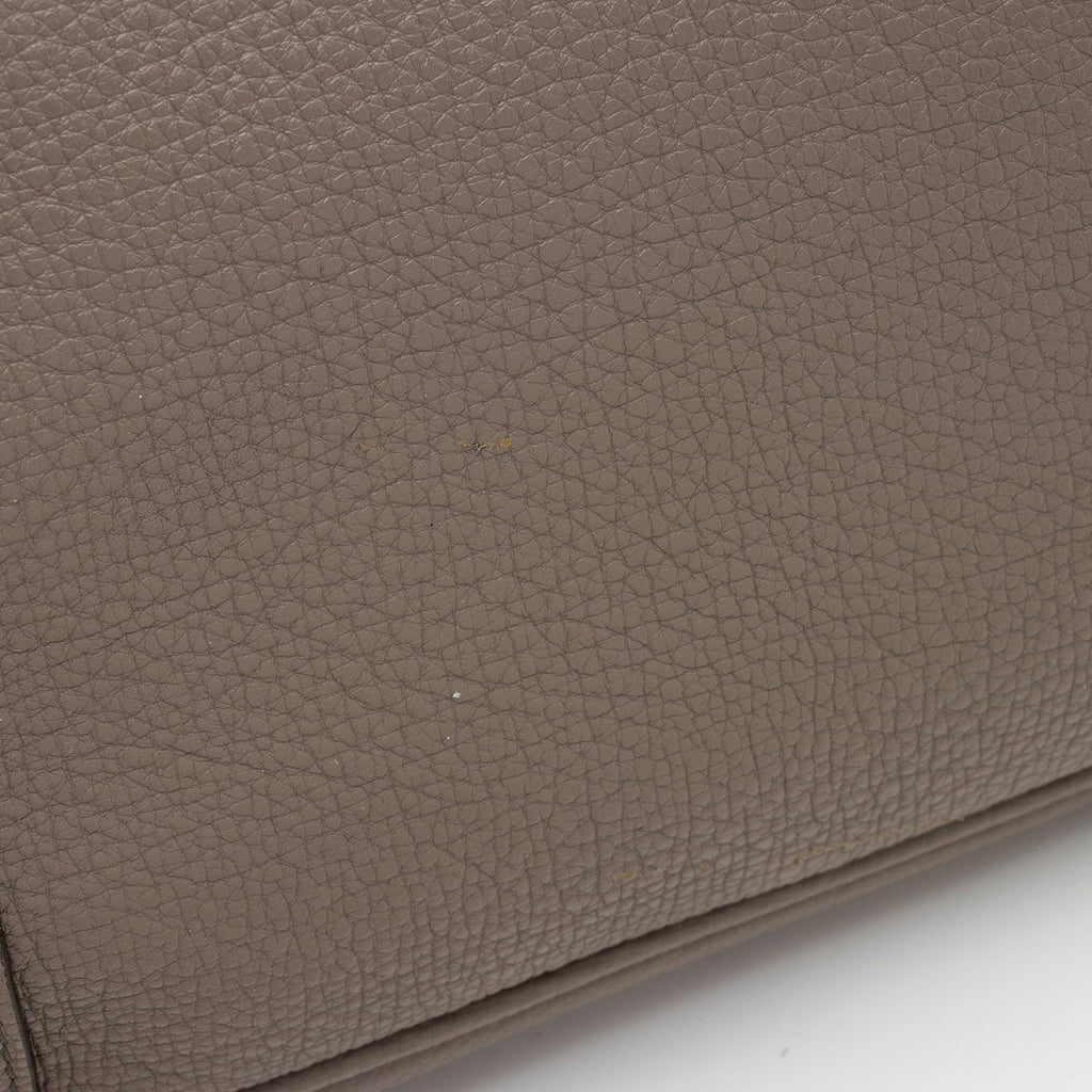 Burberry Leather Honeybrook Derby Medium Tote (SHF-eUcGSe)