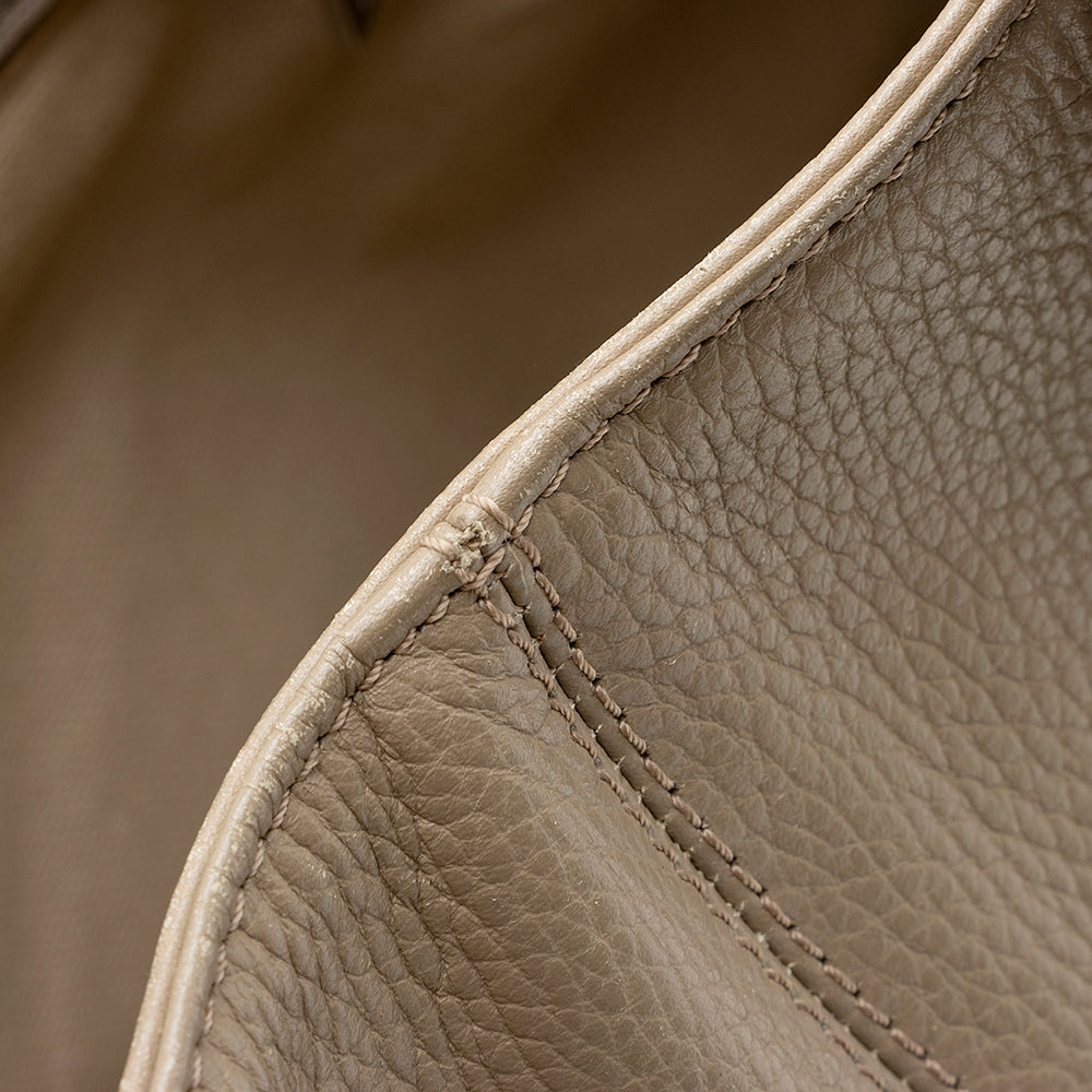 Burberry Leather Horn Toggle Tote (SHF-20525)