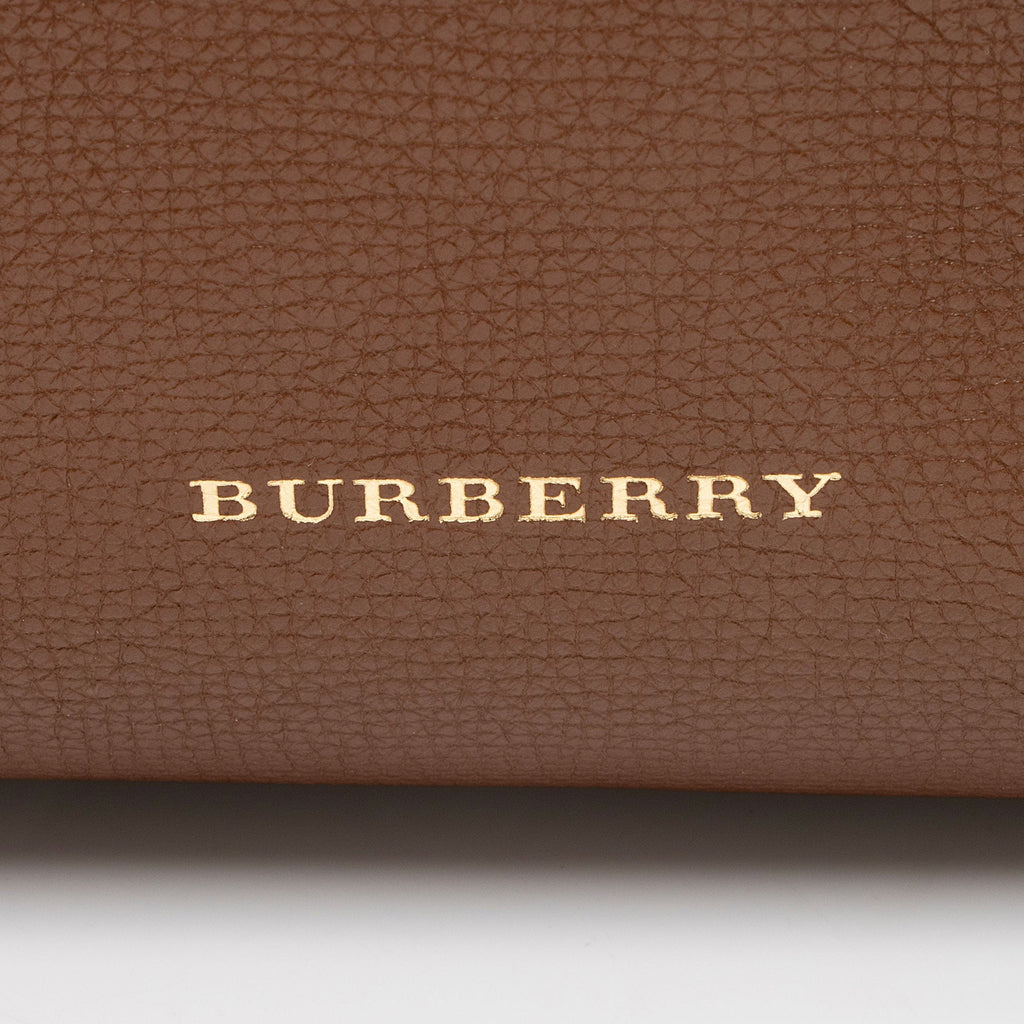 Burberry Leather House Check Canterbury Small Tote